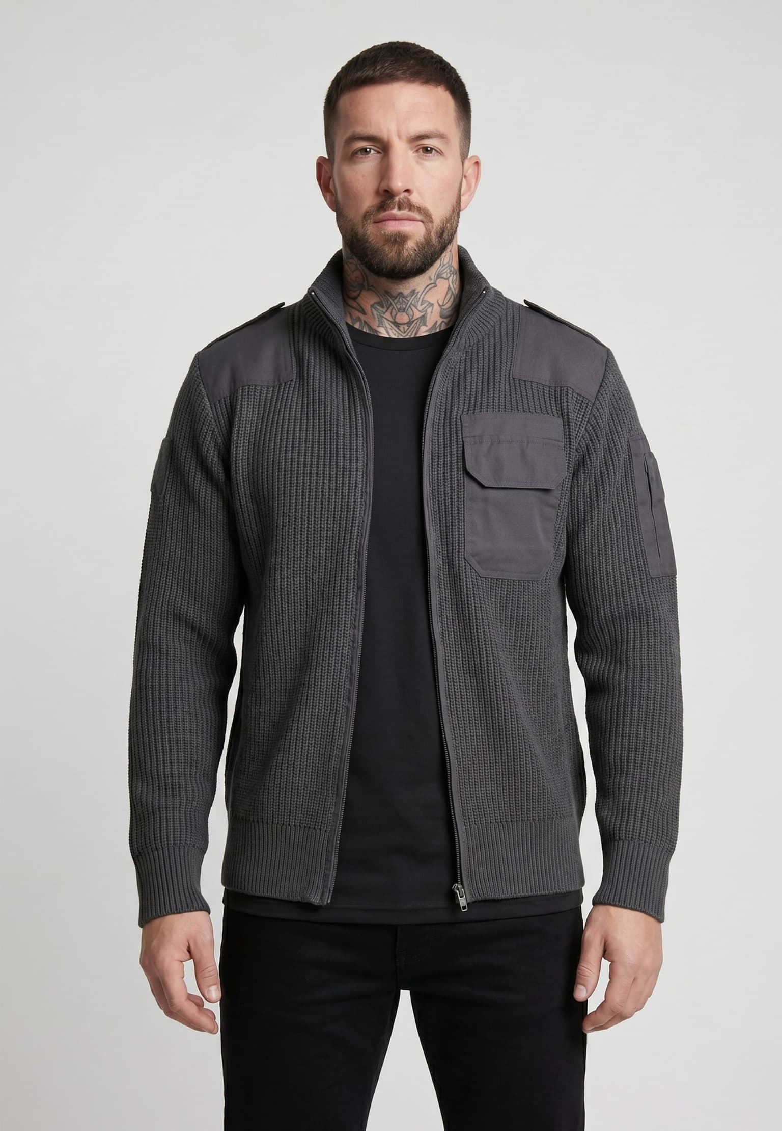 Brandit BW Cardigan