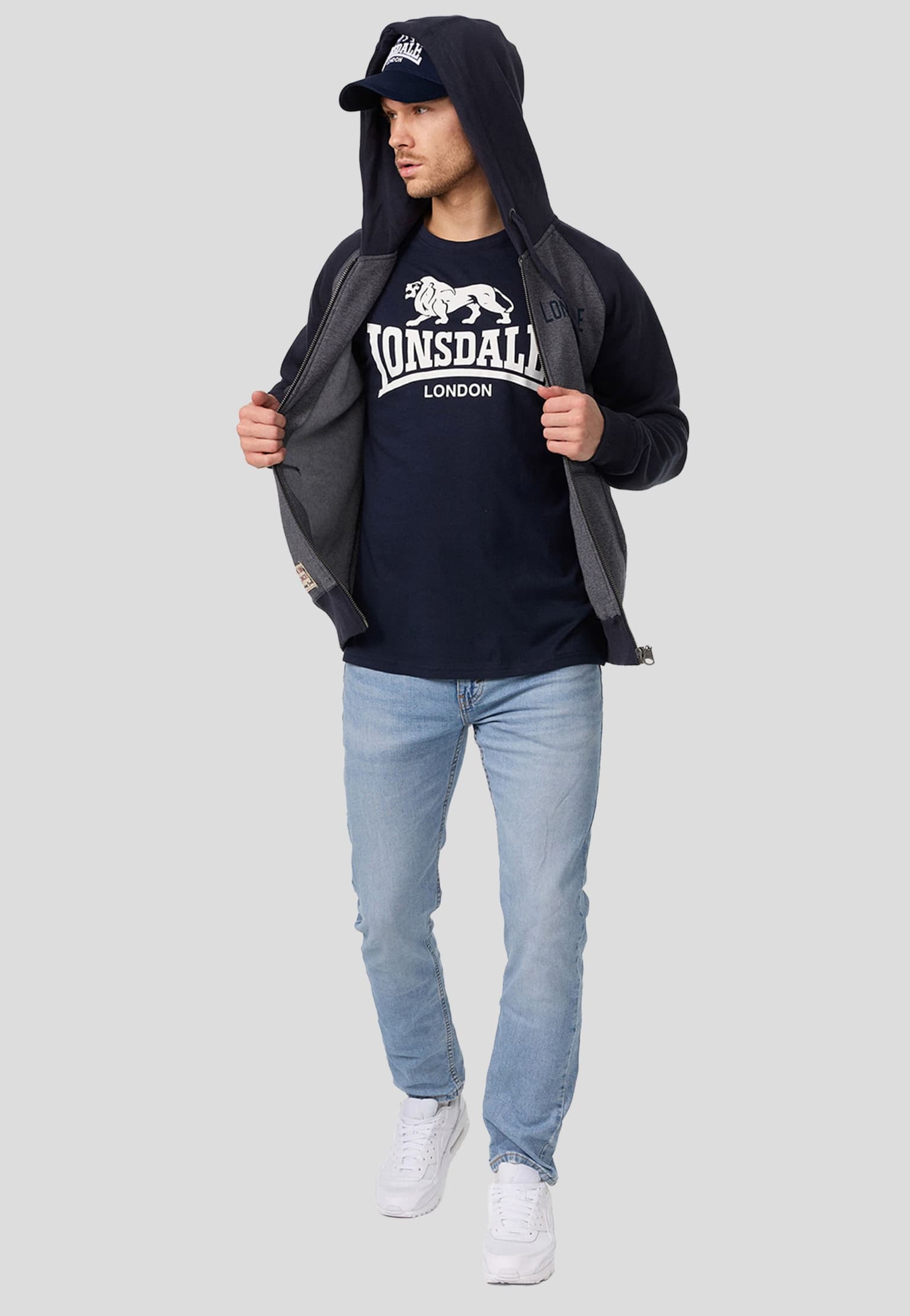 Lonsdale London Slough Zip Hoodie – Bild 3