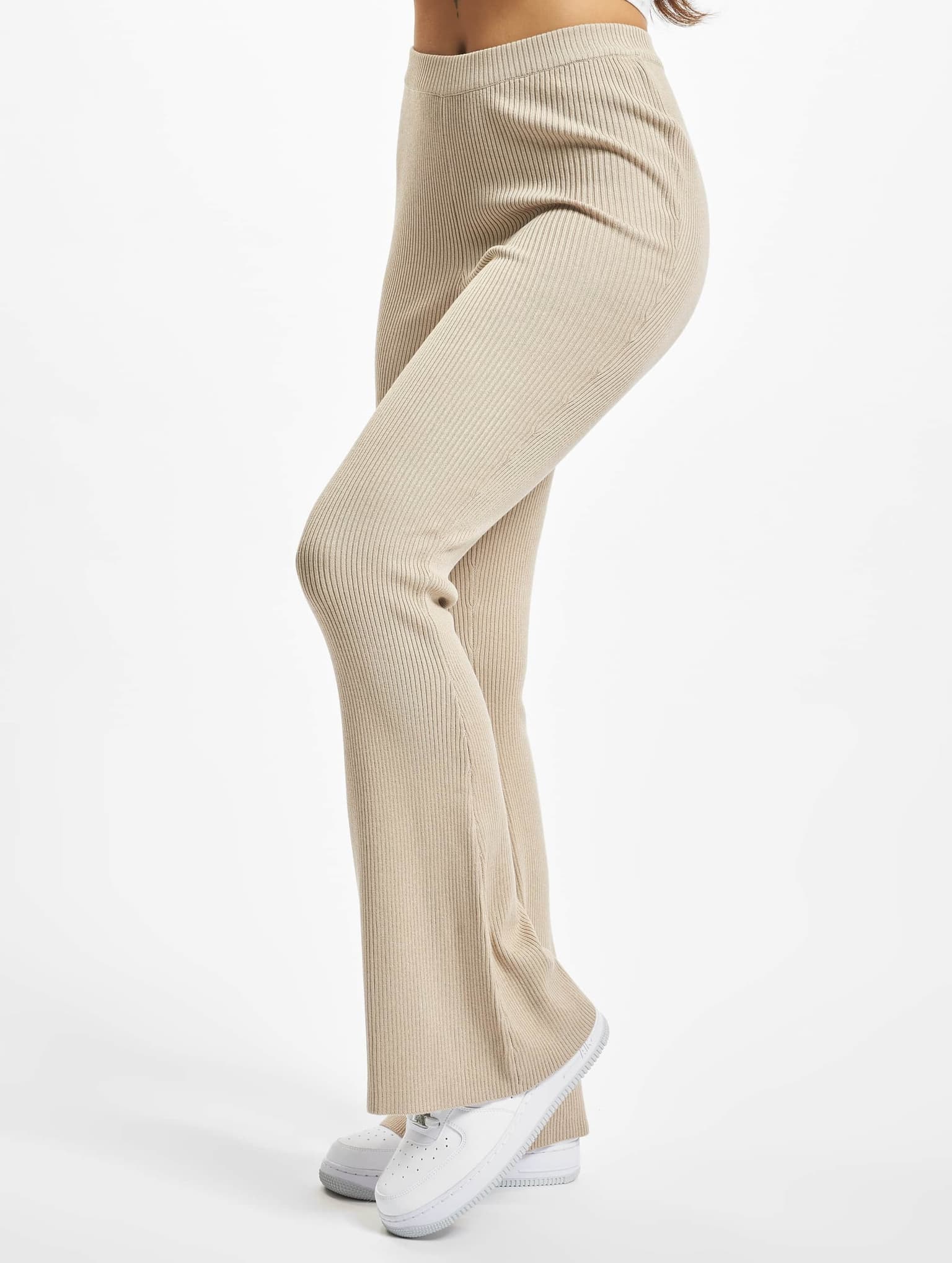 Urban Classics Ladies Rib Knit Bootcut Leggings