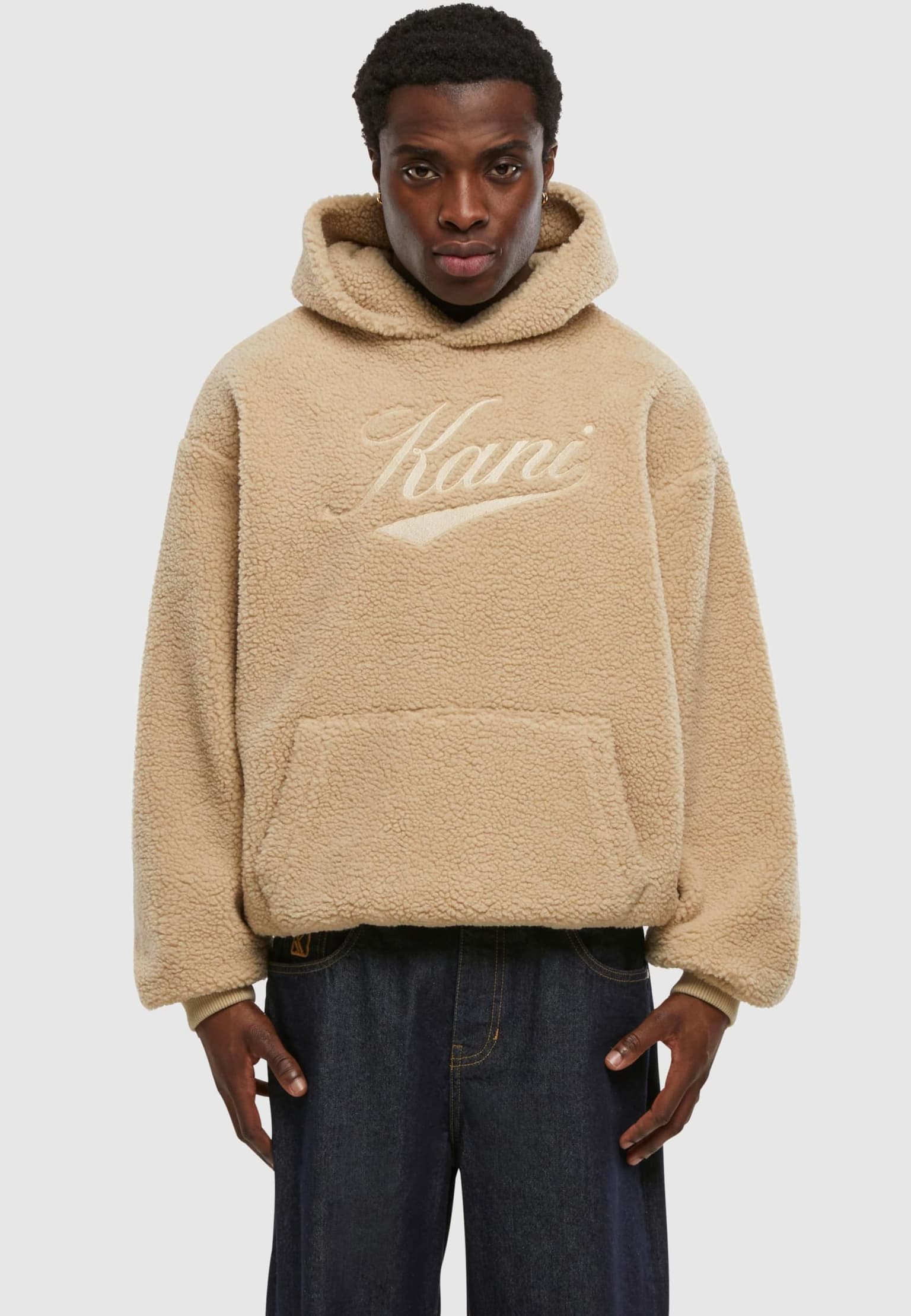 Karl Kani Cursive Varsity Teddy Os Hoodie – Bild 3