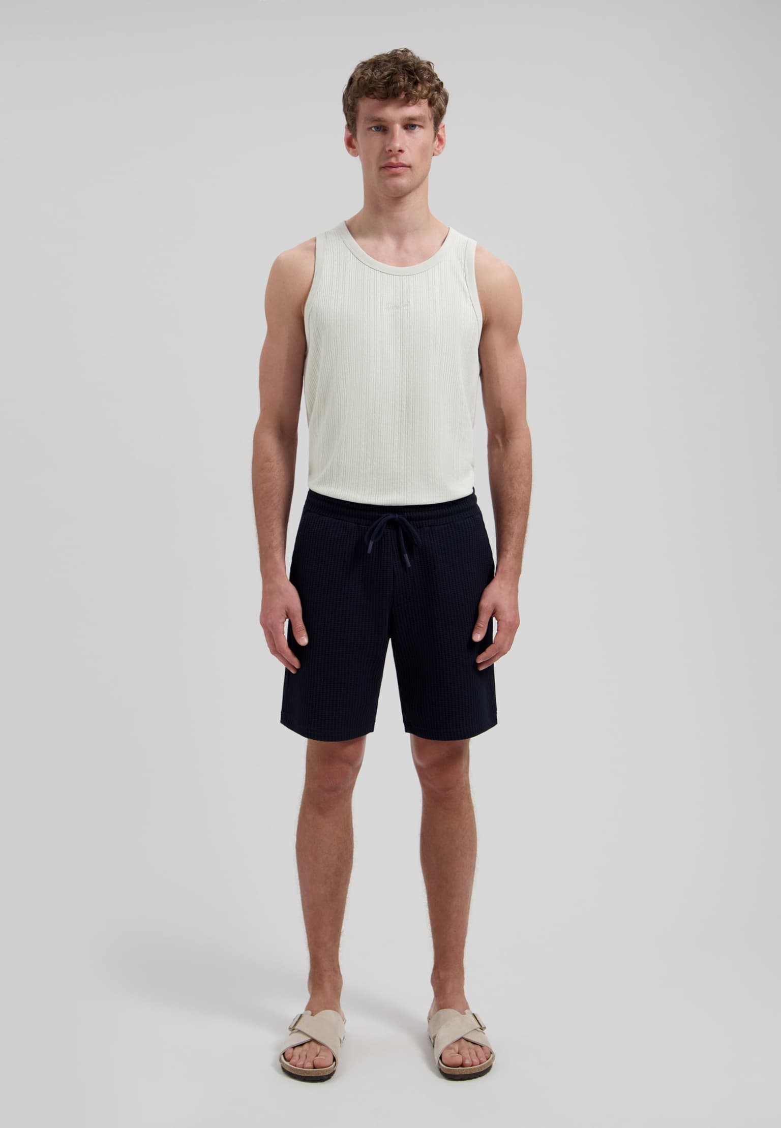 Dstrezzed Logan Waffle Sweatshort – Bild 4