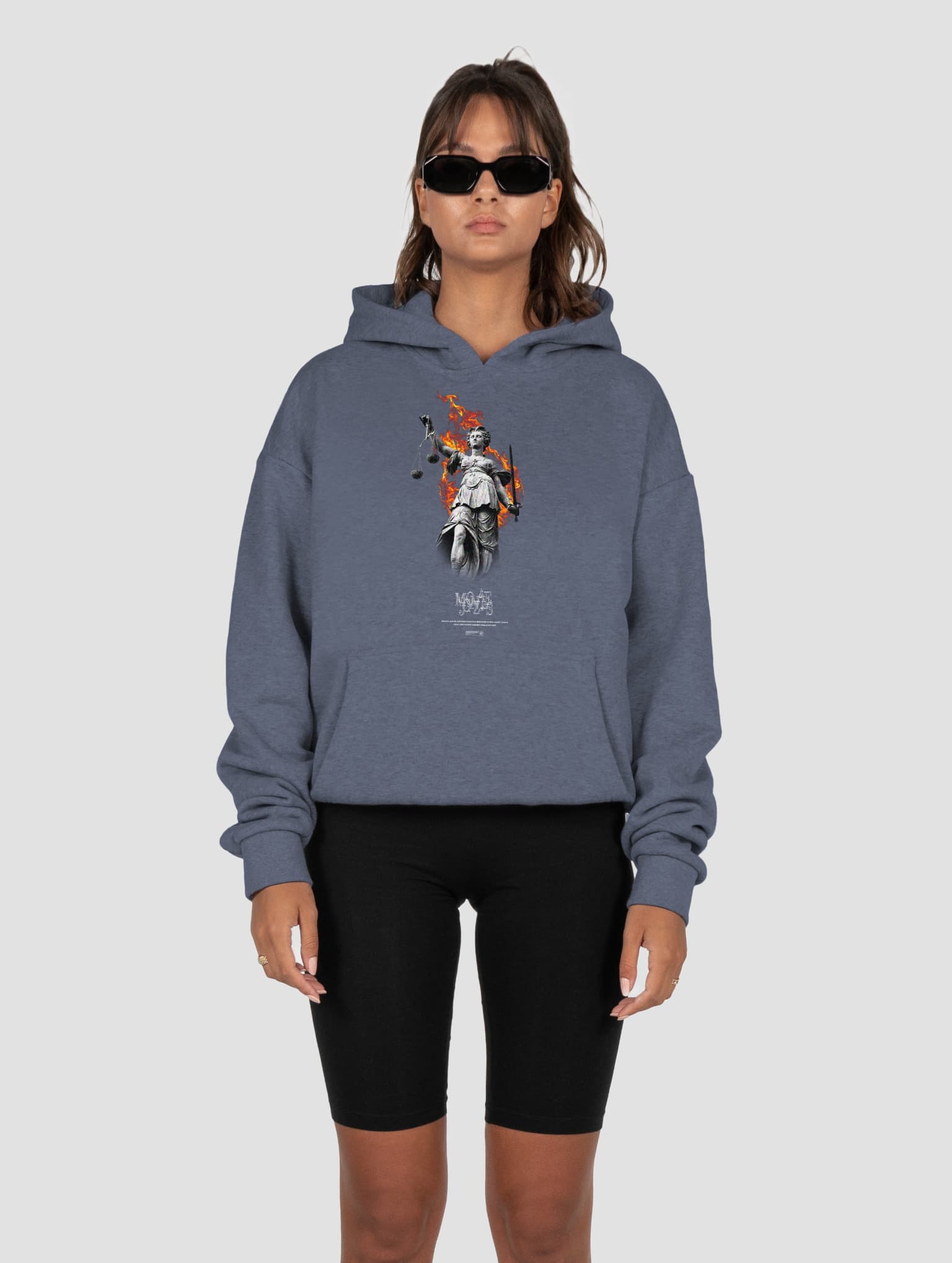 MJ Gonzales Justitia x Ladies Heavy Oversized Hoody