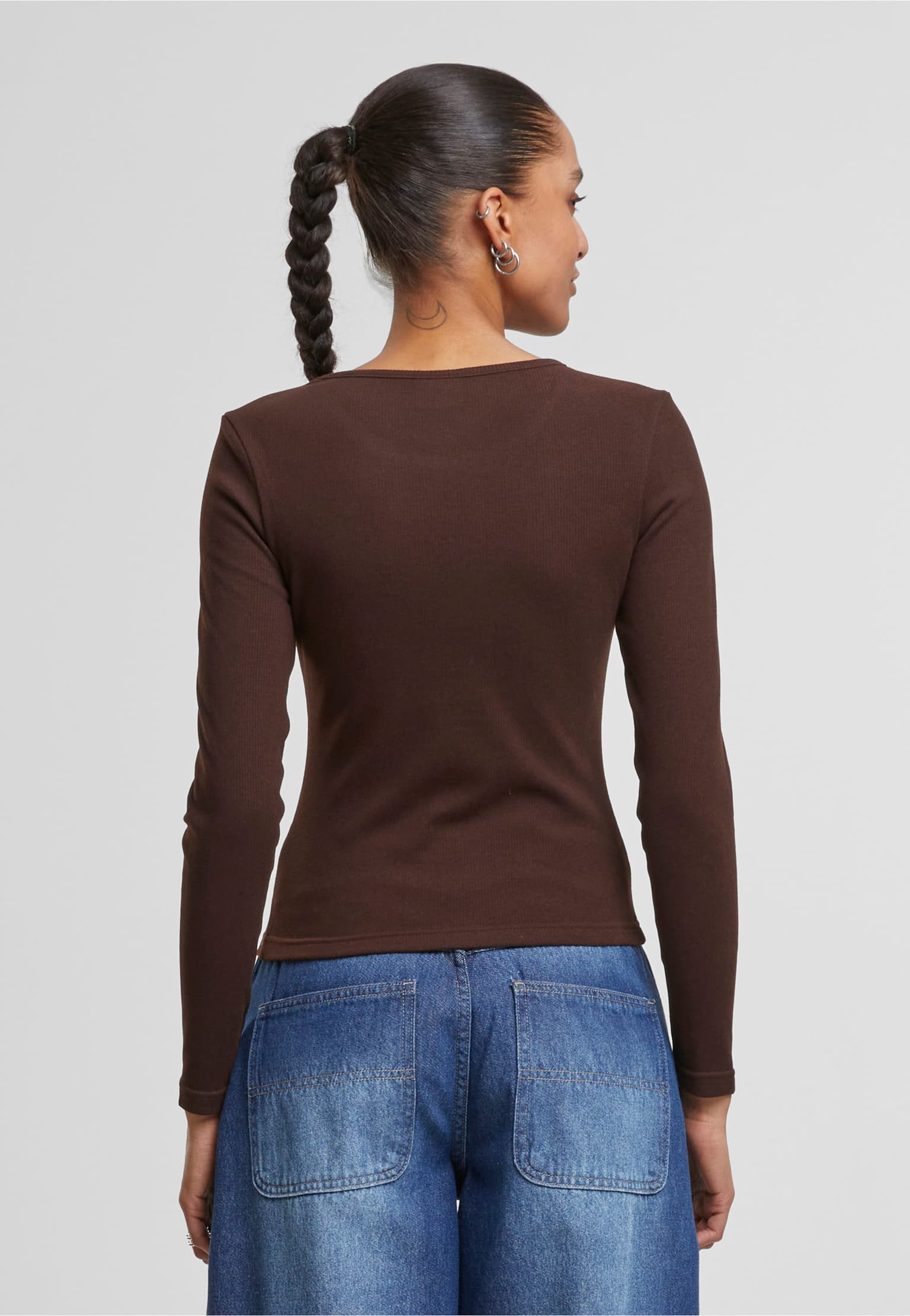 Urban Classics Ladies Heat Slim Slongsleeve – Bild 2