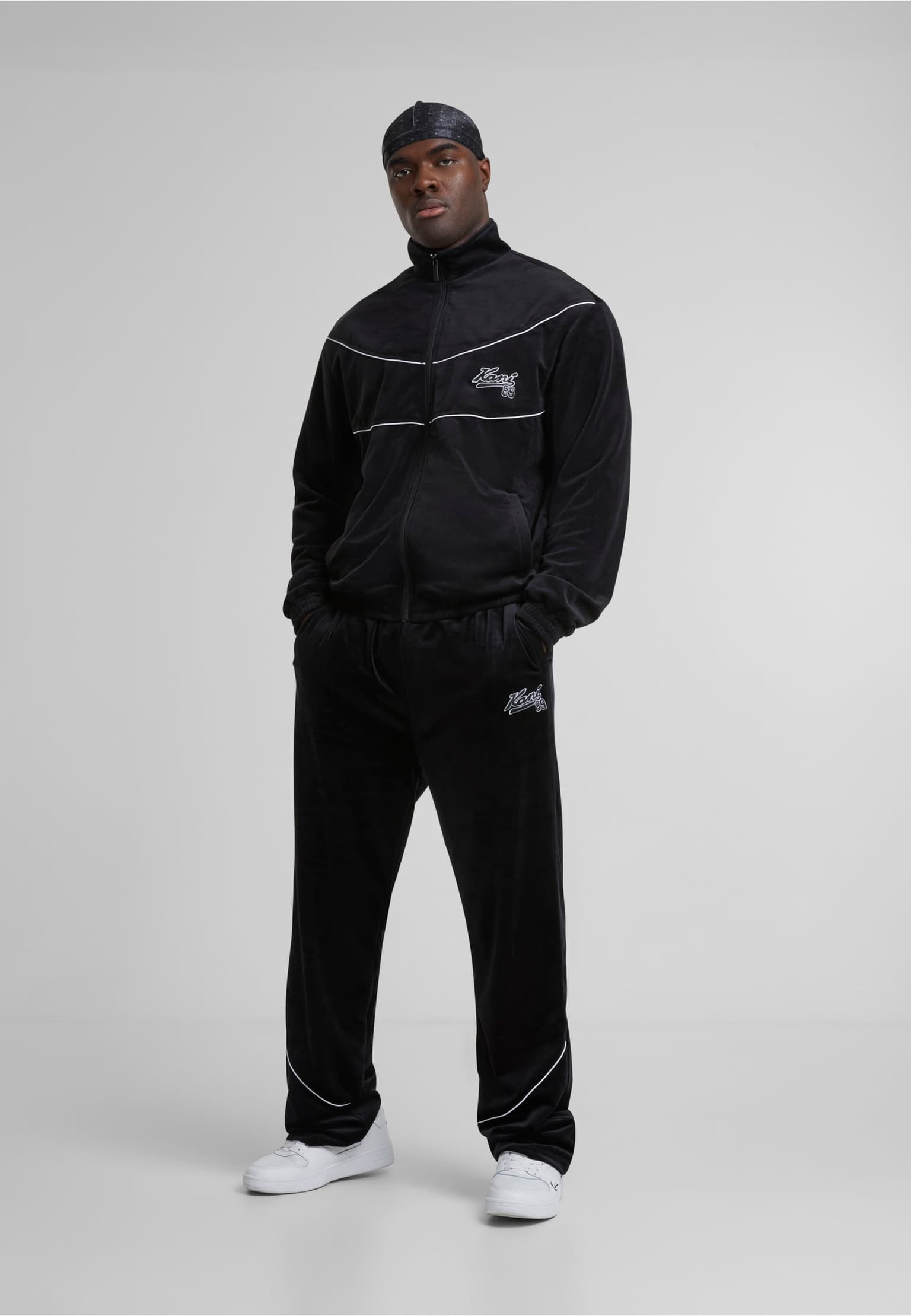 Karl Kani Varsity Velours Trackjacket – Bild 4