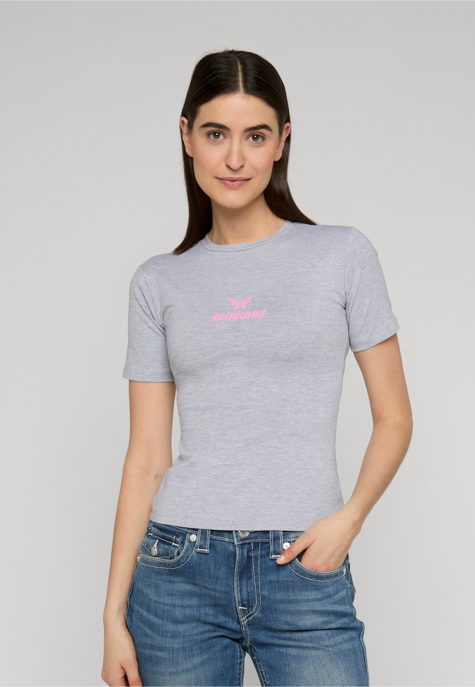 Felicious Basic Tight Logo Tee