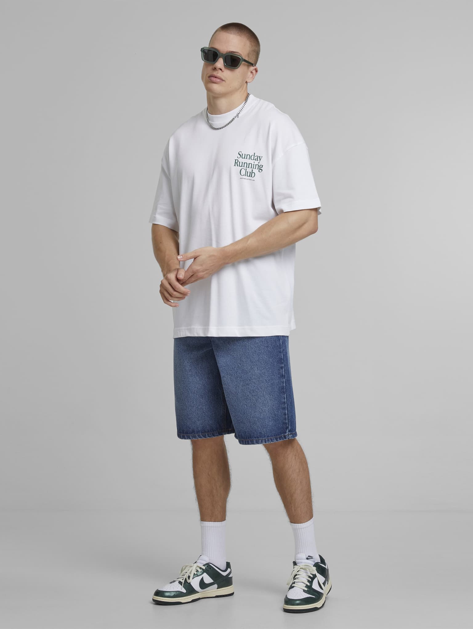 Another Cotton Lab Sunday Running Club Oversized T-Shirt – Bild 4