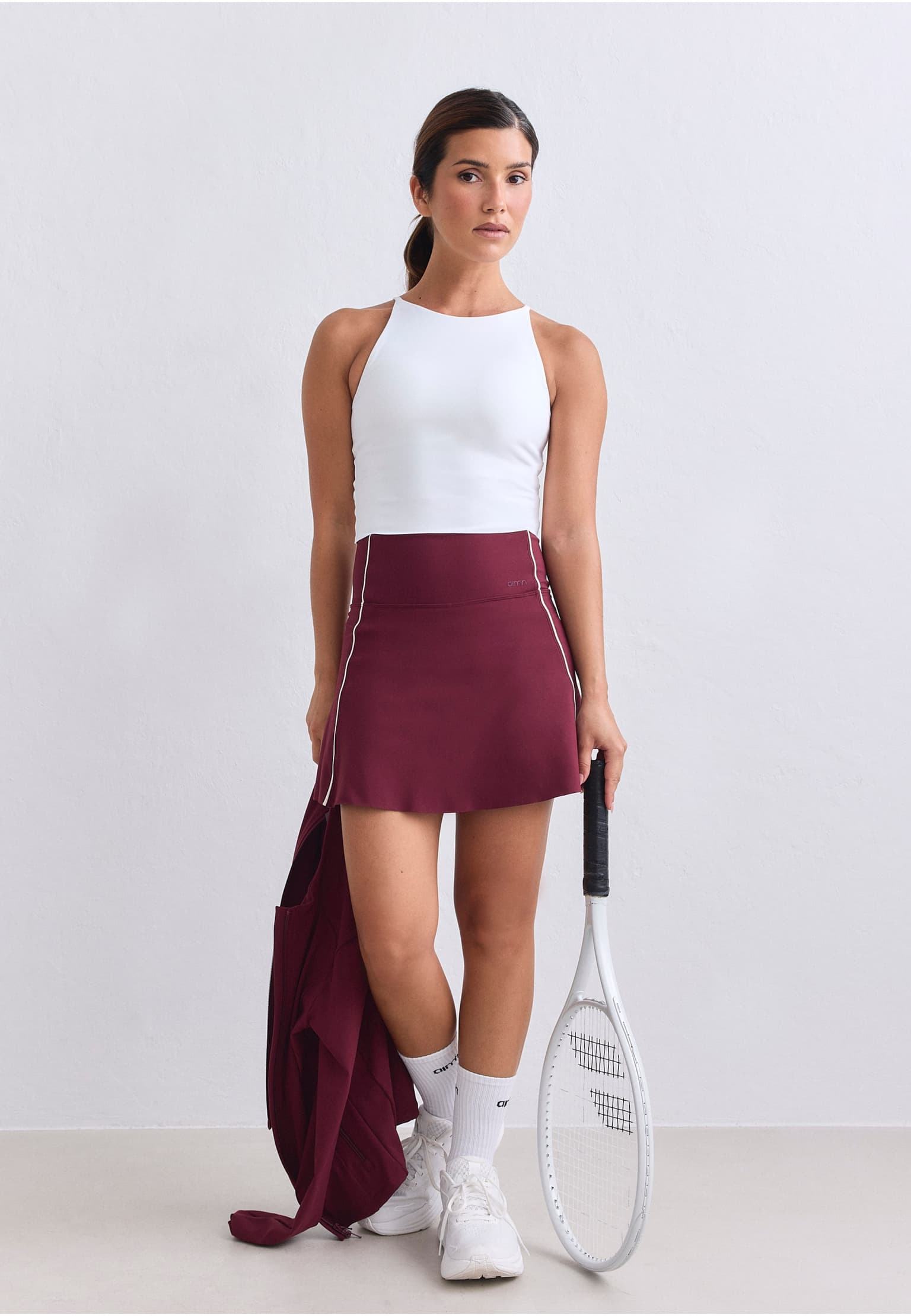 aimn Sense Contrast Skort