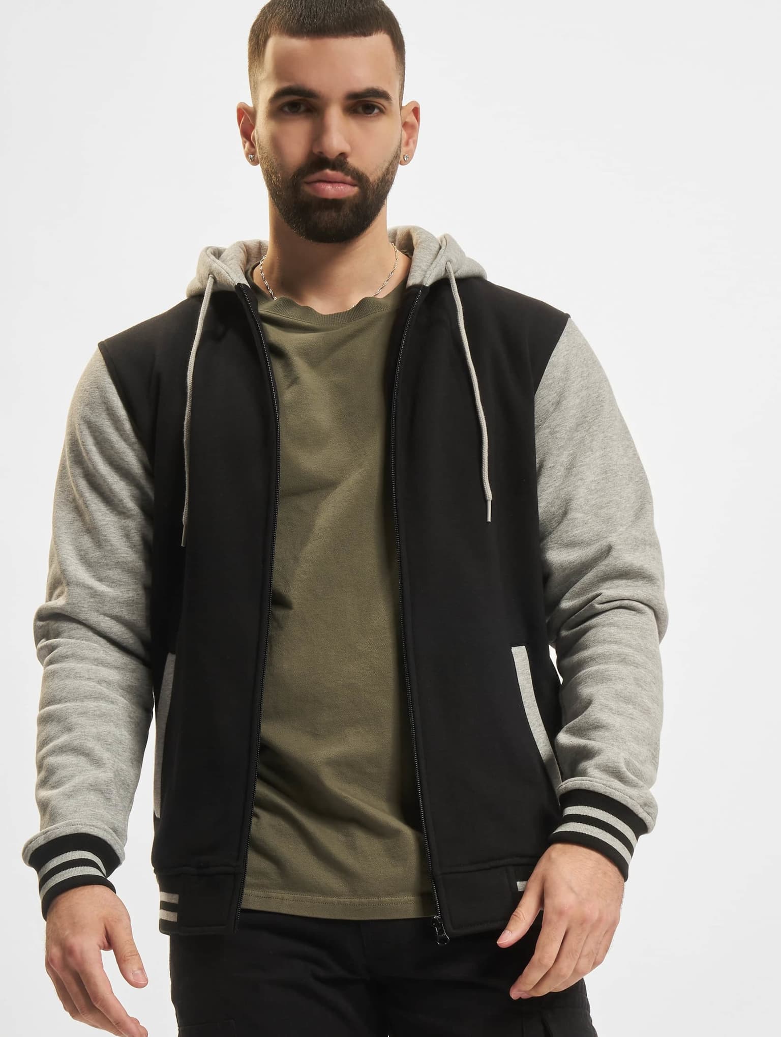 Urban Classics 2-tone Zip Hoody
