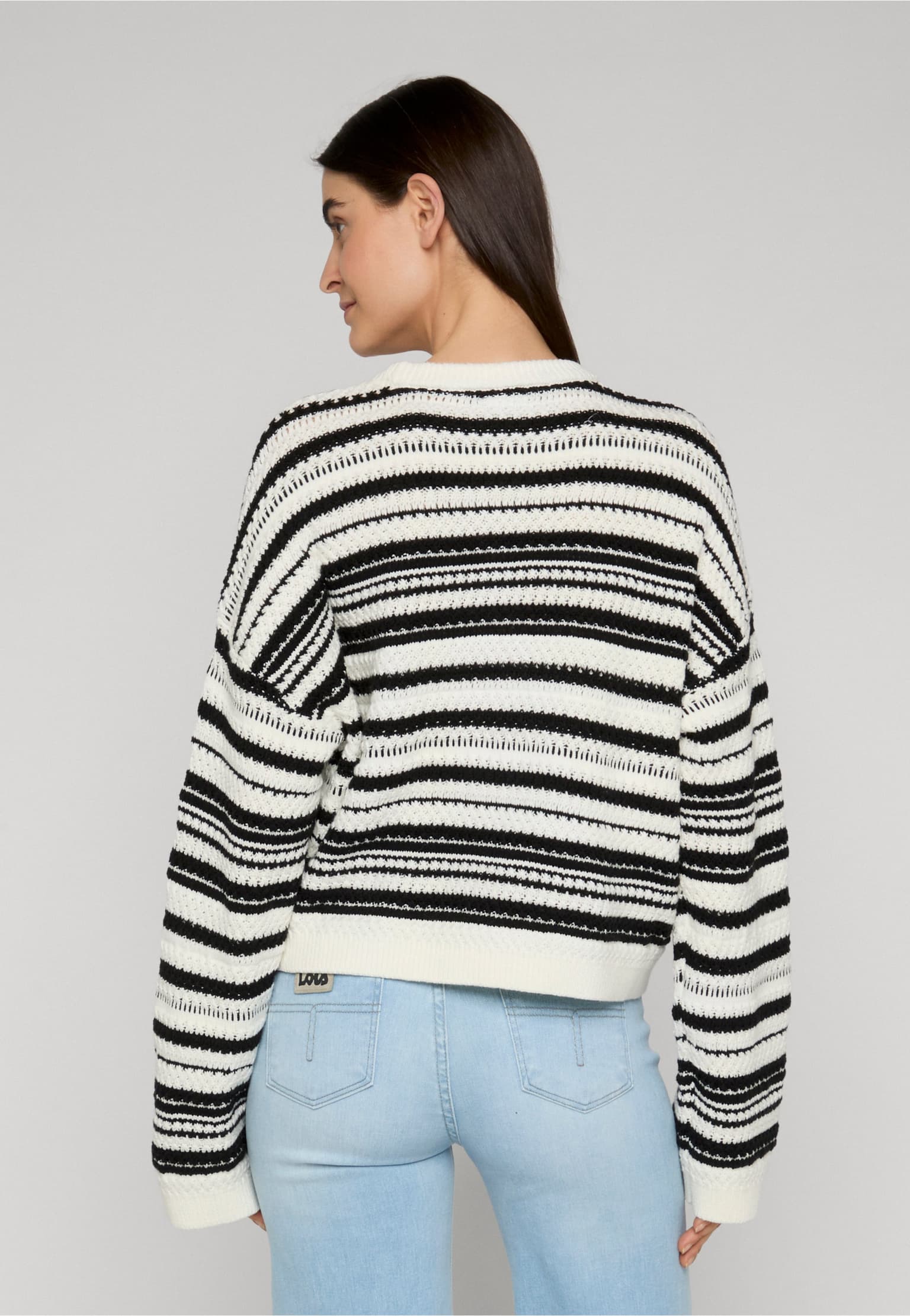 Noisy May NMZOBIYA L/S O-NECK KNIT FWD – Bild 2
