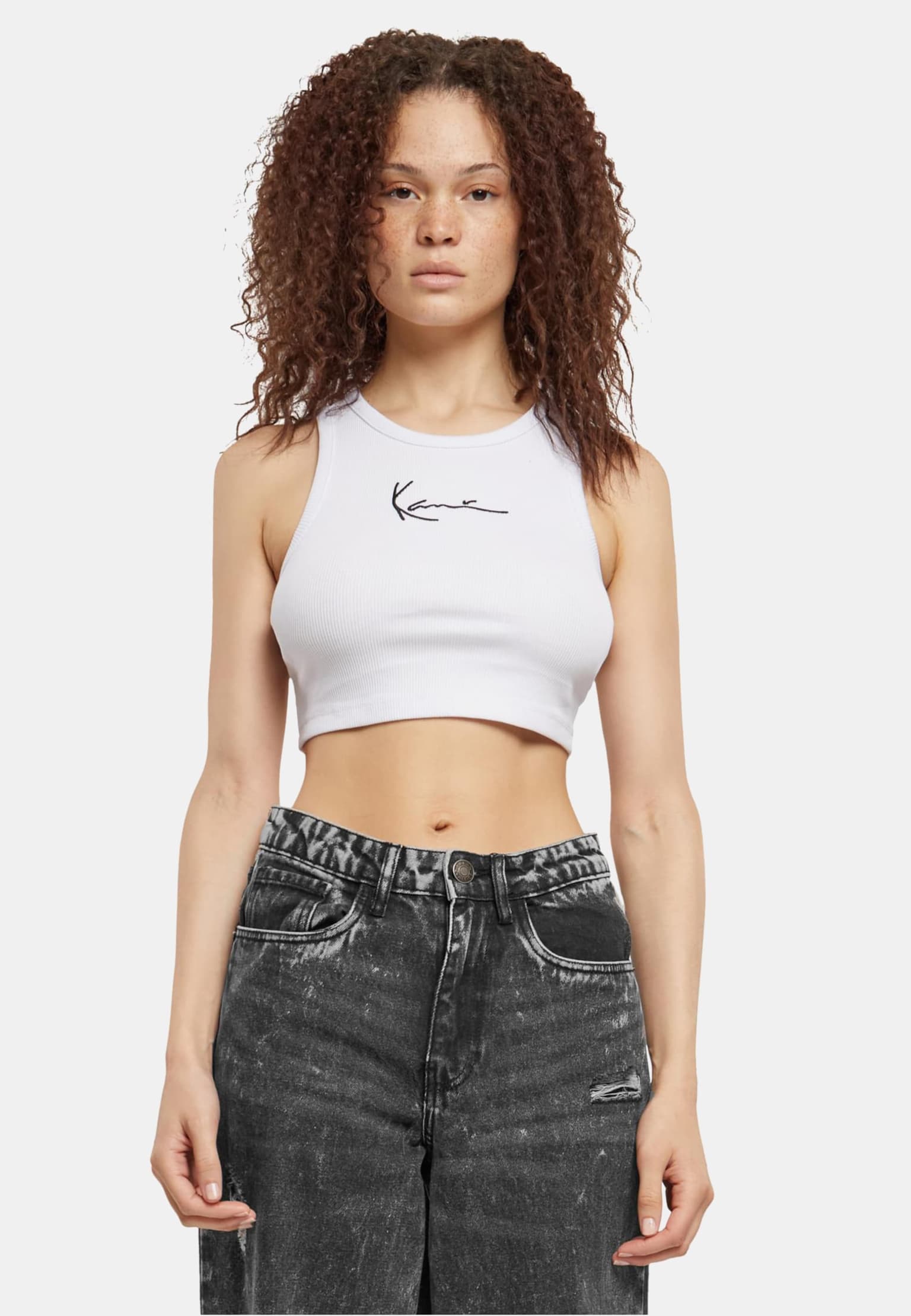 Karl Kani Small Signature Essential Racer Rib Top