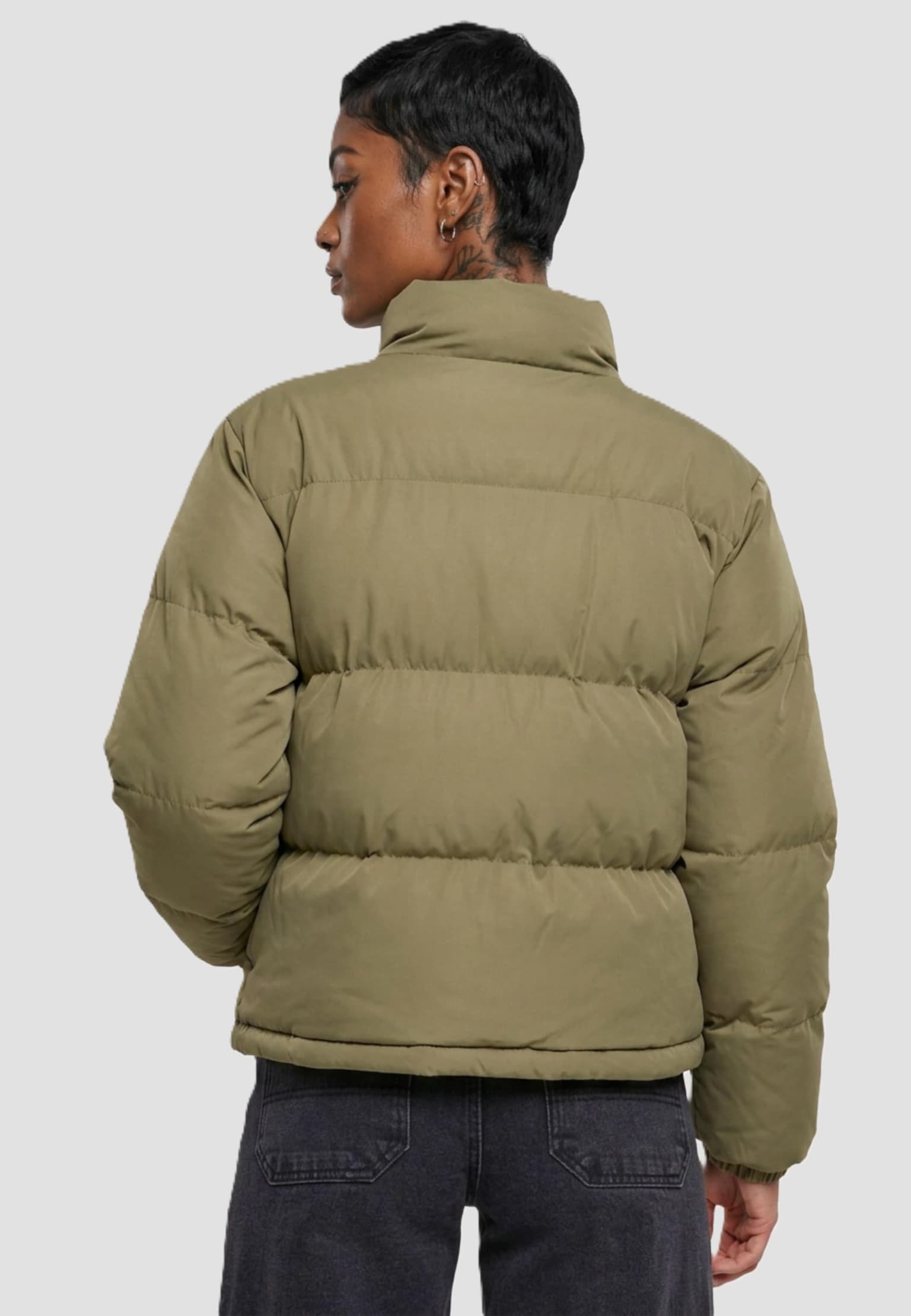 Urban Classics Ladies Short Peached Puffer Jacket – Bild 2
