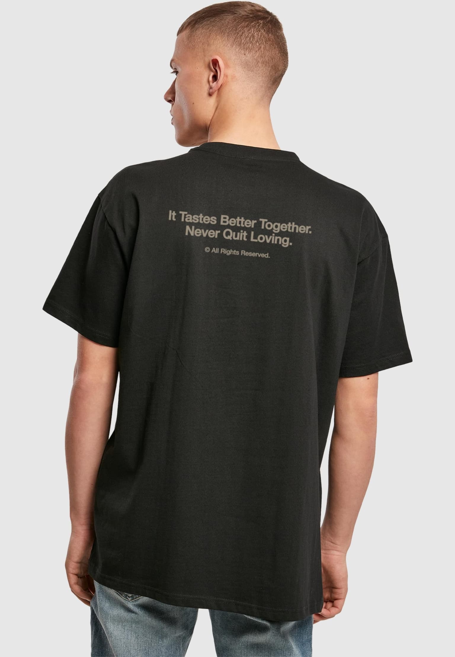 Mister Tee Upscale Never Quit Heavy Oversize – Bild 2