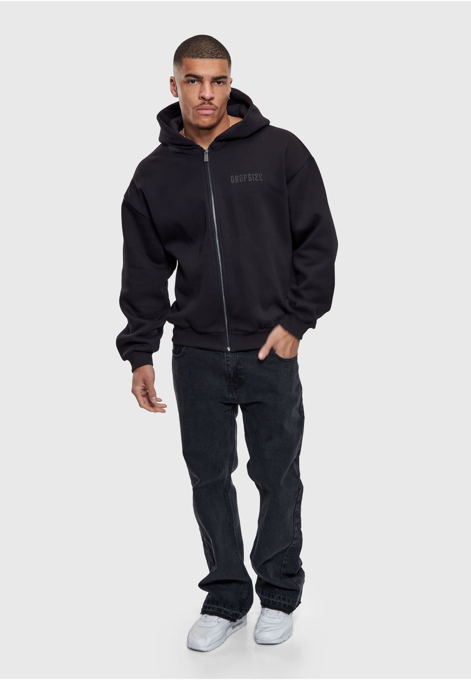 Dropsize ESSENTIAL BOXY ZIP-HOODIE – Bild 4