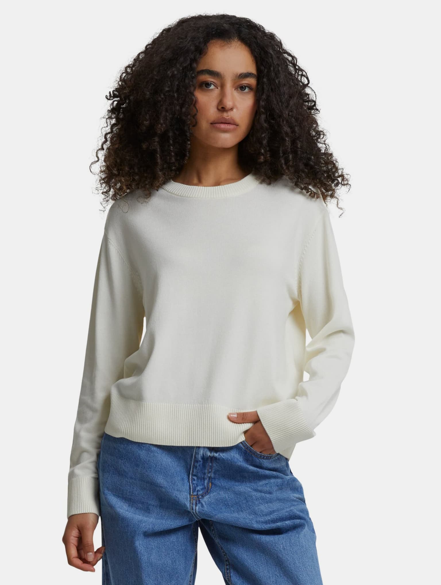 Urban Classics Ladies Knitted Roundneck Sweater