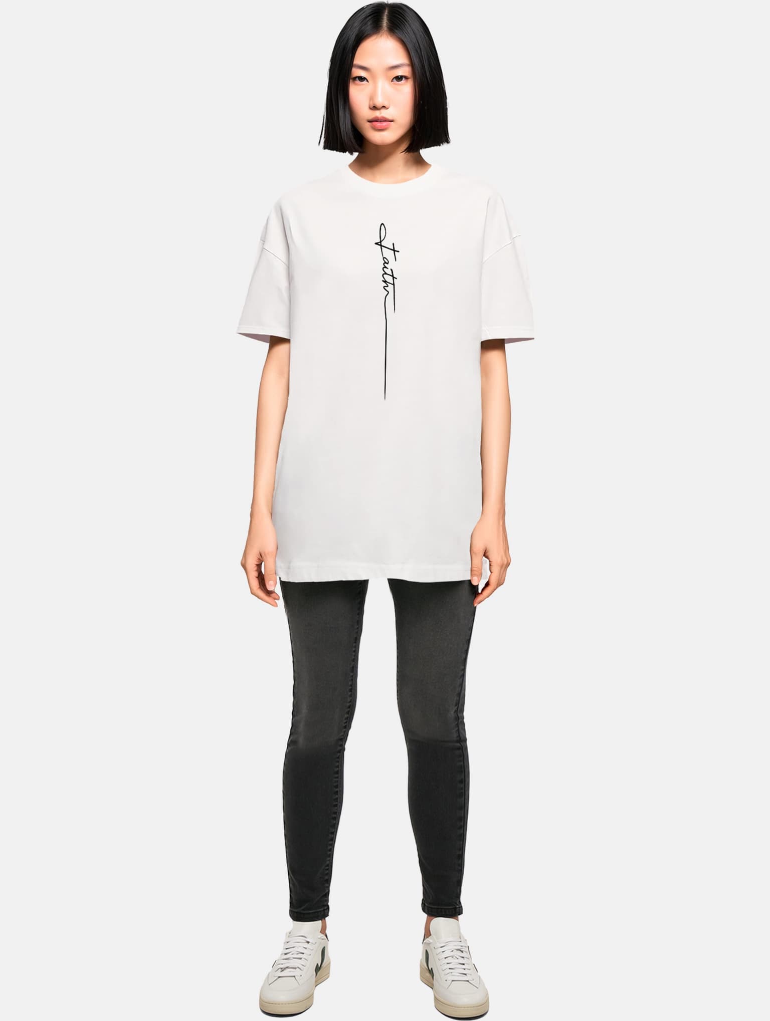 Merchcode Ladies Faith Boyfriend Tee – Bild 3