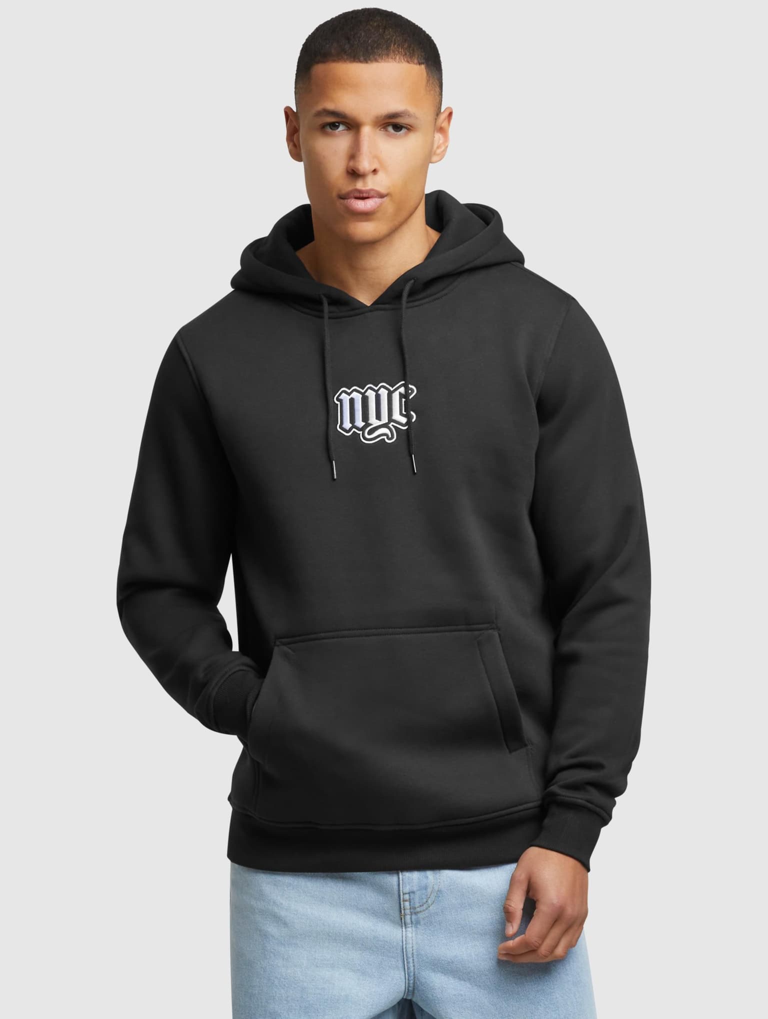 Mister Tee NYC Old English Wording Patch Hoody