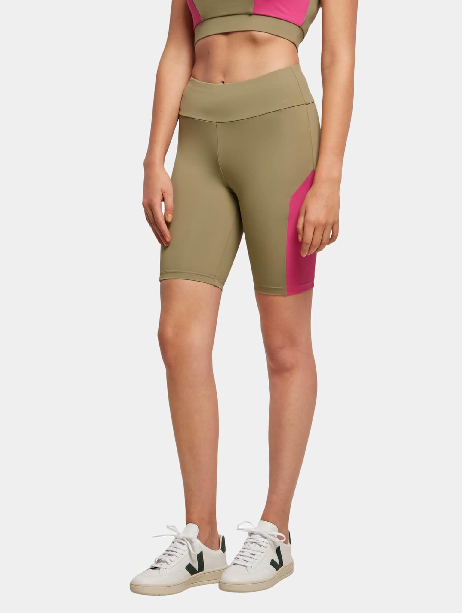 Urban Classics Ladies Color Block Cycle Short