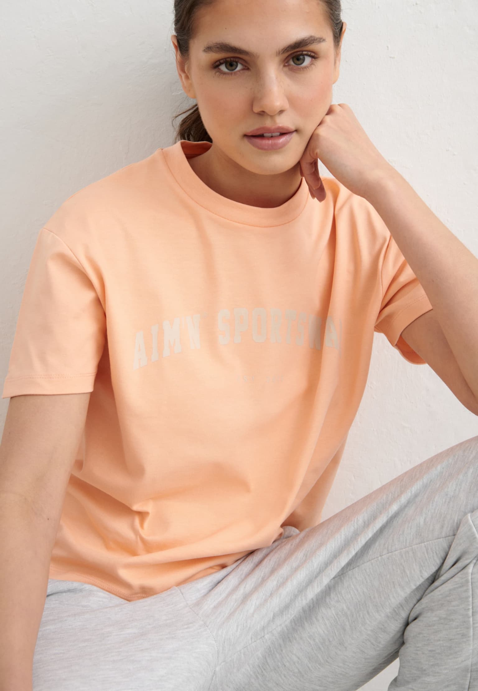 aimn Varsity Boxy T-shirt – Bild 3