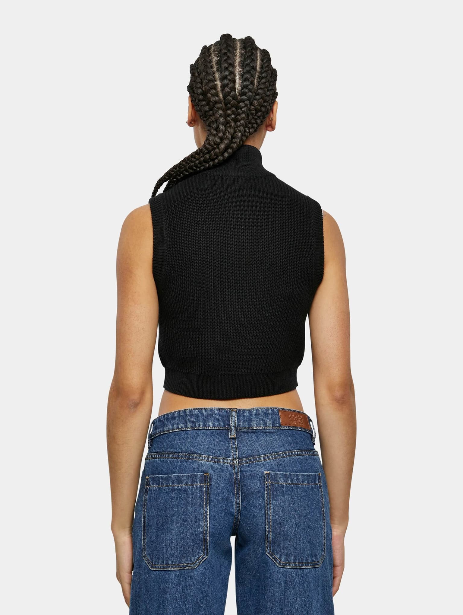 Urban Classics Ladies Short Knit Vest – Bild 2