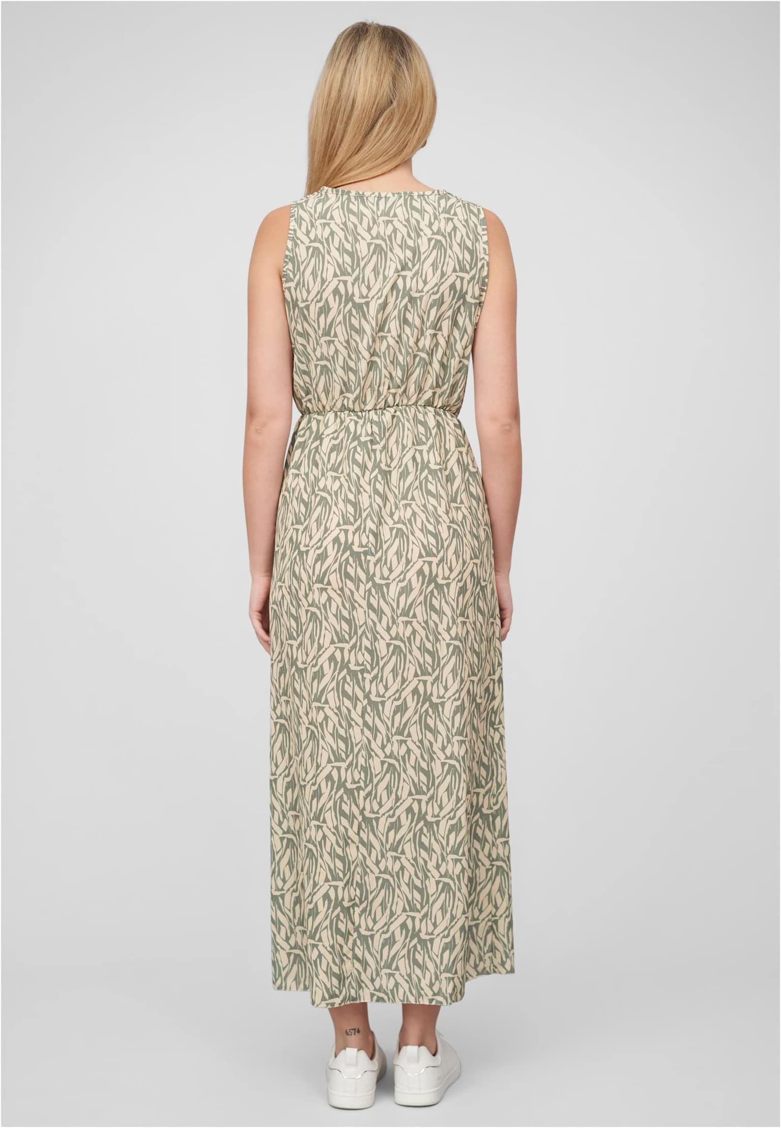 Cloud5ive Damen Maxi Kleid in Wickeloptik mit All Over Print – Bild 2