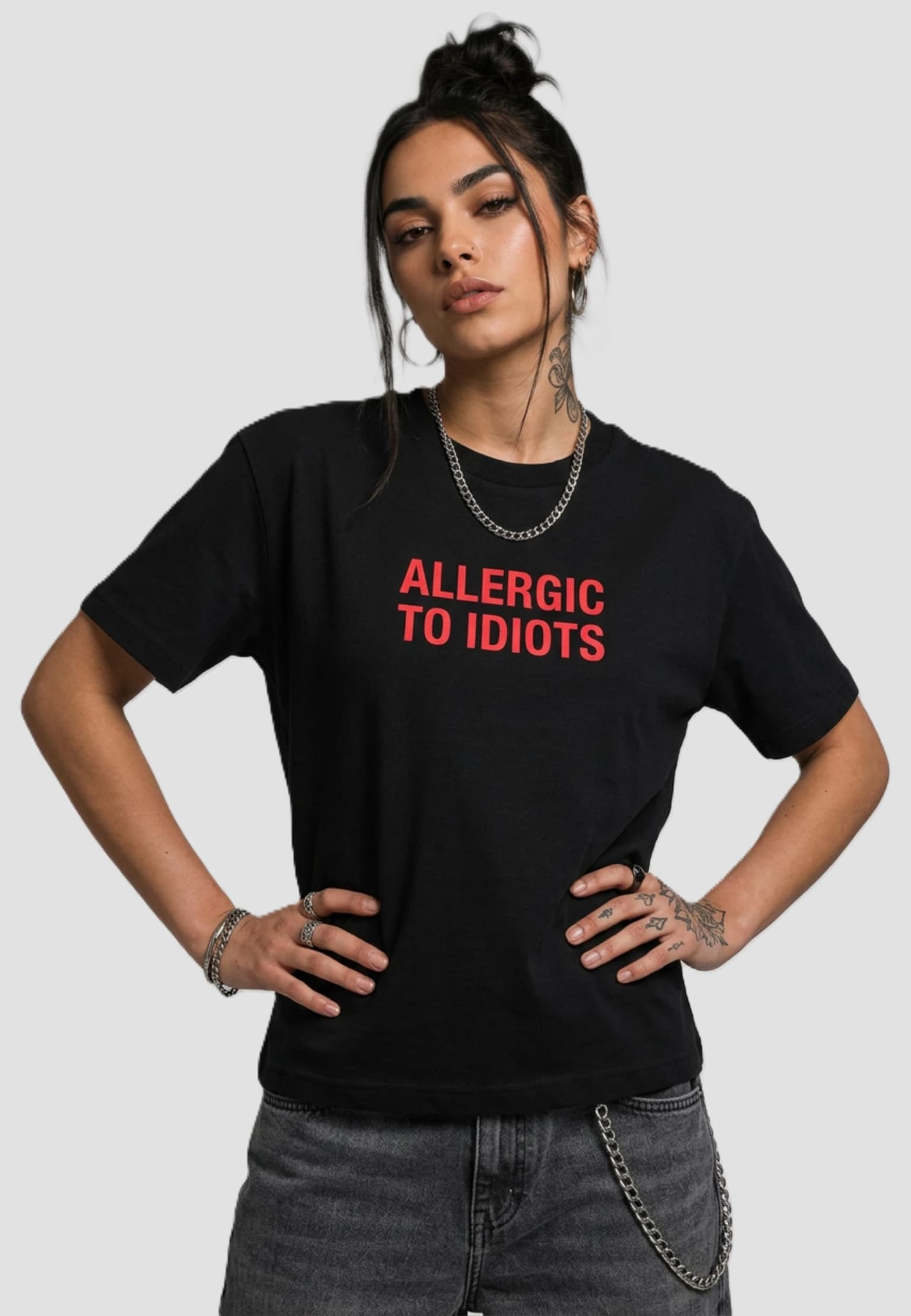 Miss Tee Allergic To Idiots