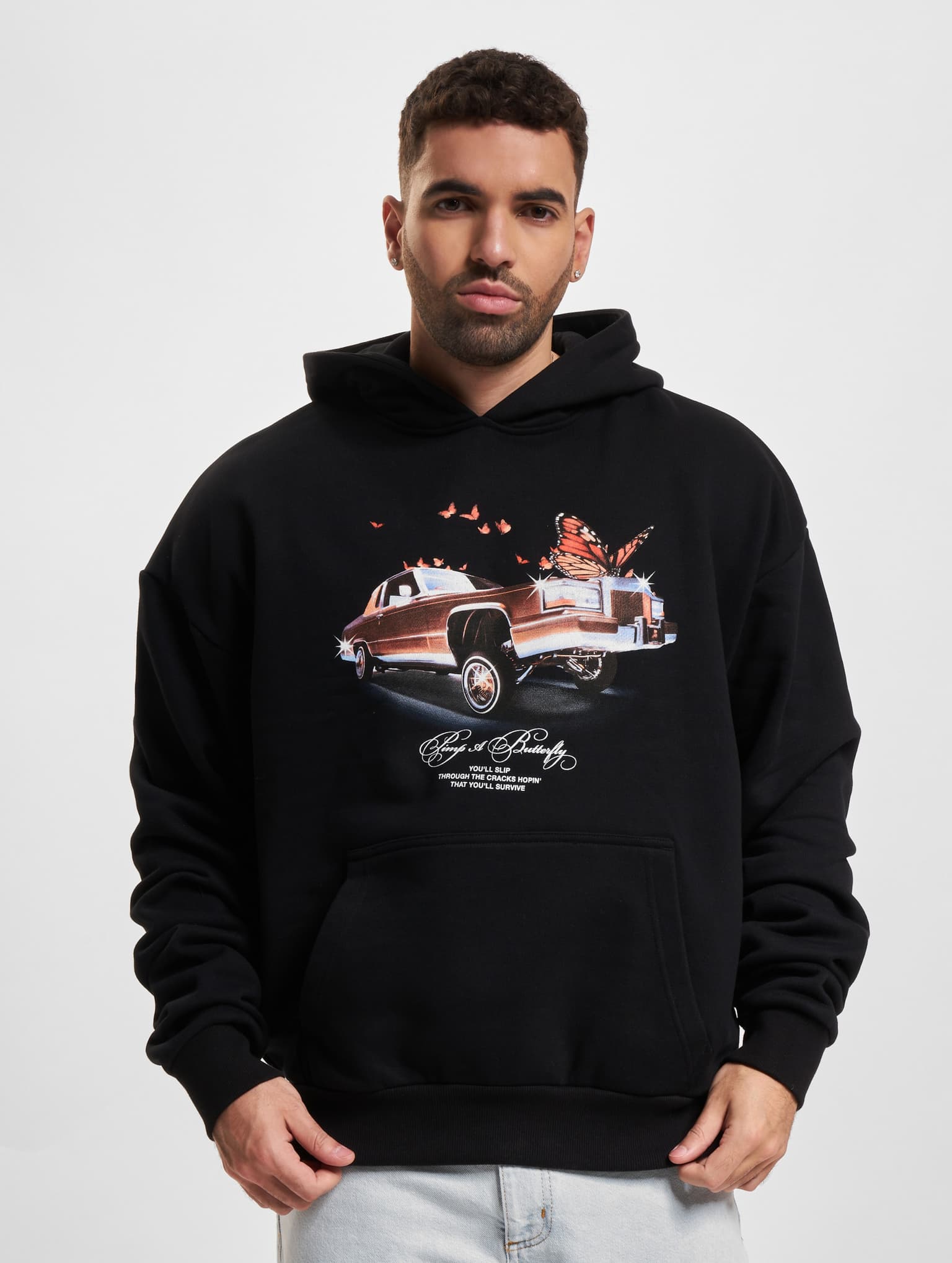 Mister Tee Upscale Pimp a Butterfly Heavy Oversize Hoody – Bild 4