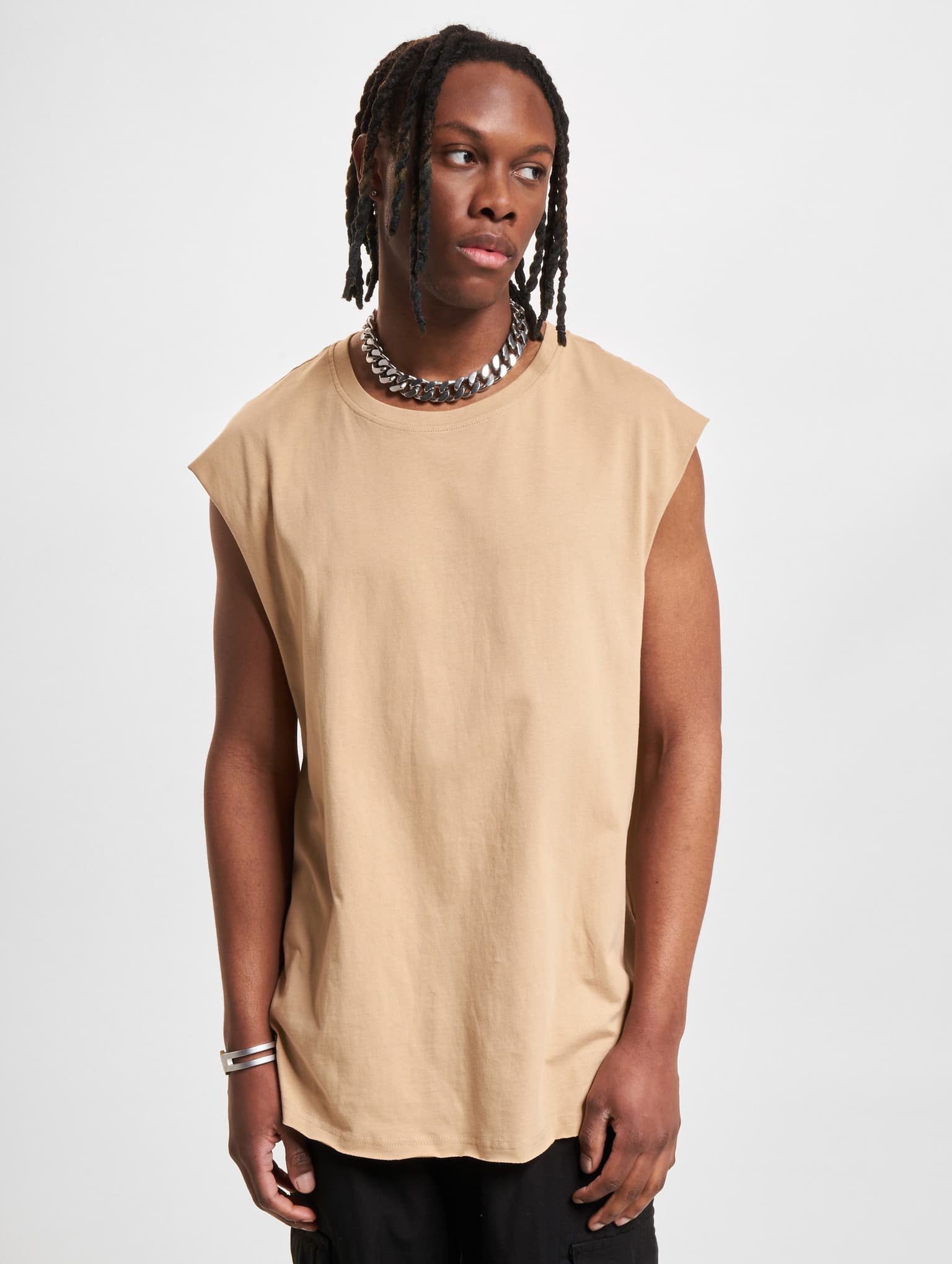 Urban Classics Open Edge Sleeveless Tee – Bild 3