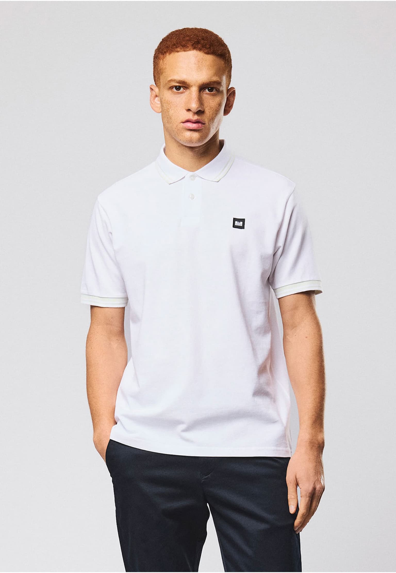 Weekend Offender LEVANTO POLO WITH CONTRAST TIPPING