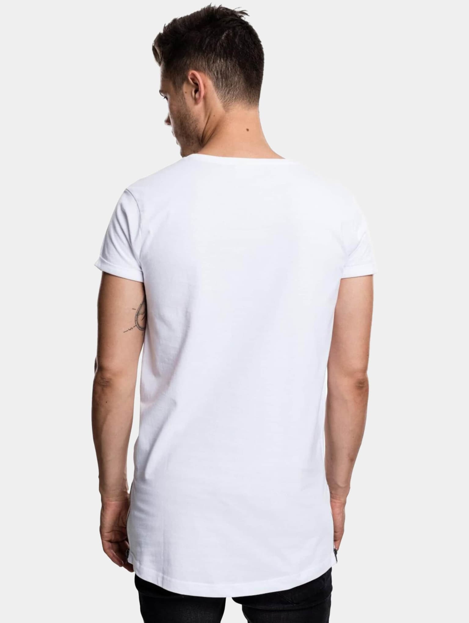 Urban Classics Long Shaped Side Zip Tee – Bild 2