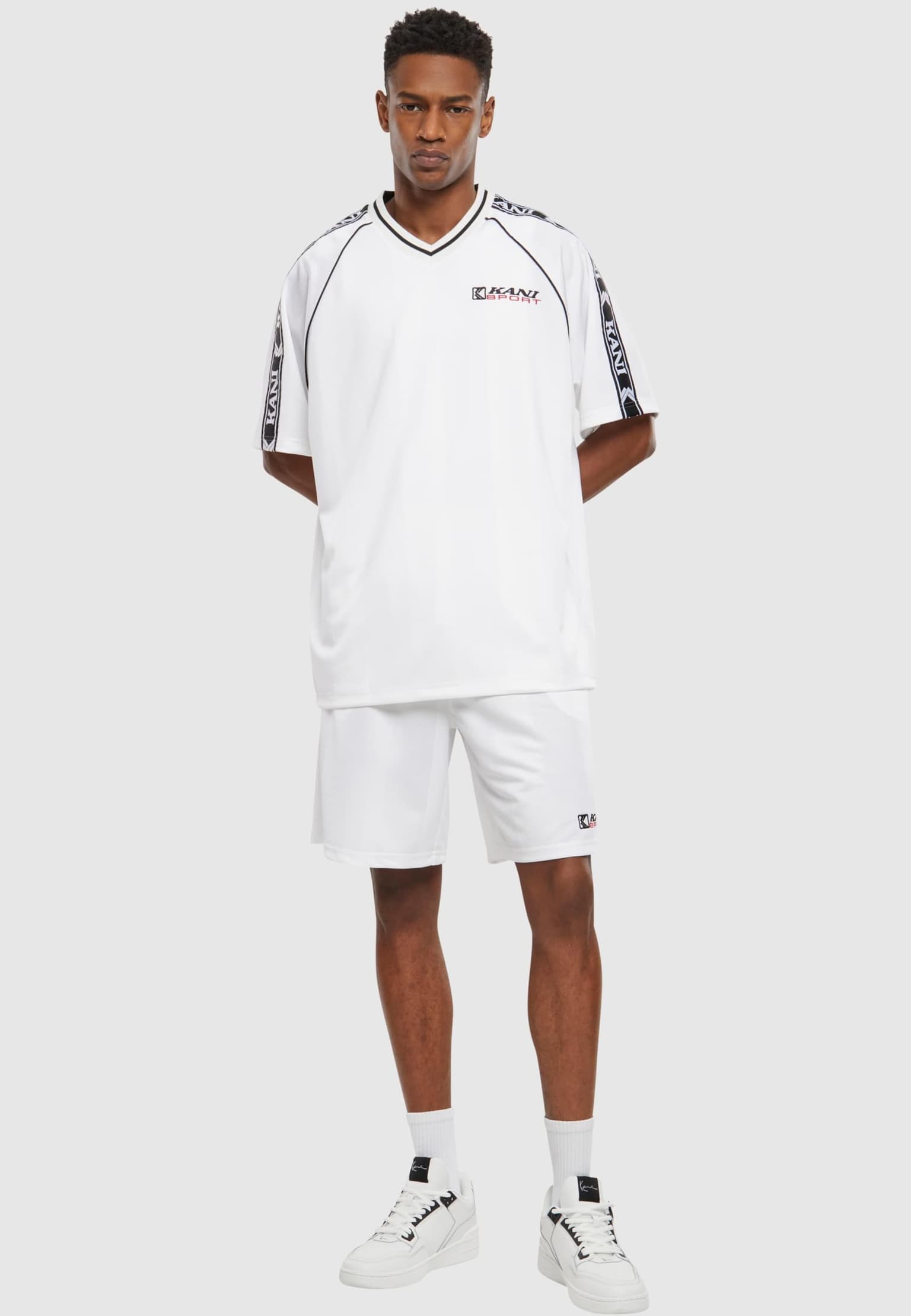 KM242-023-1 Karl Kani Sports Shadow Stripe Jersey – Bild 3