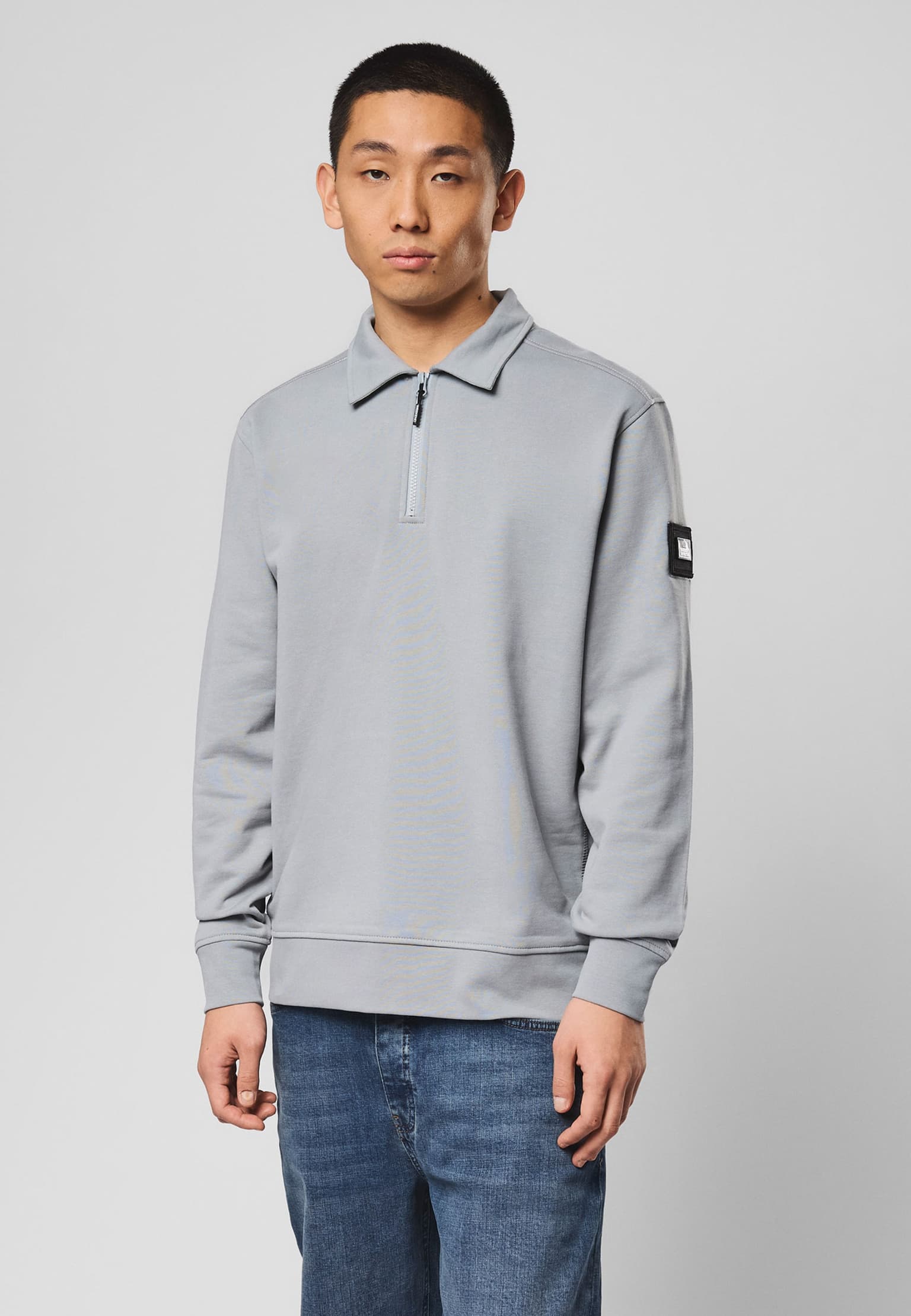 Weekend Offender SIDI POLO SWEATSHIRT WITH FLAT BINDING