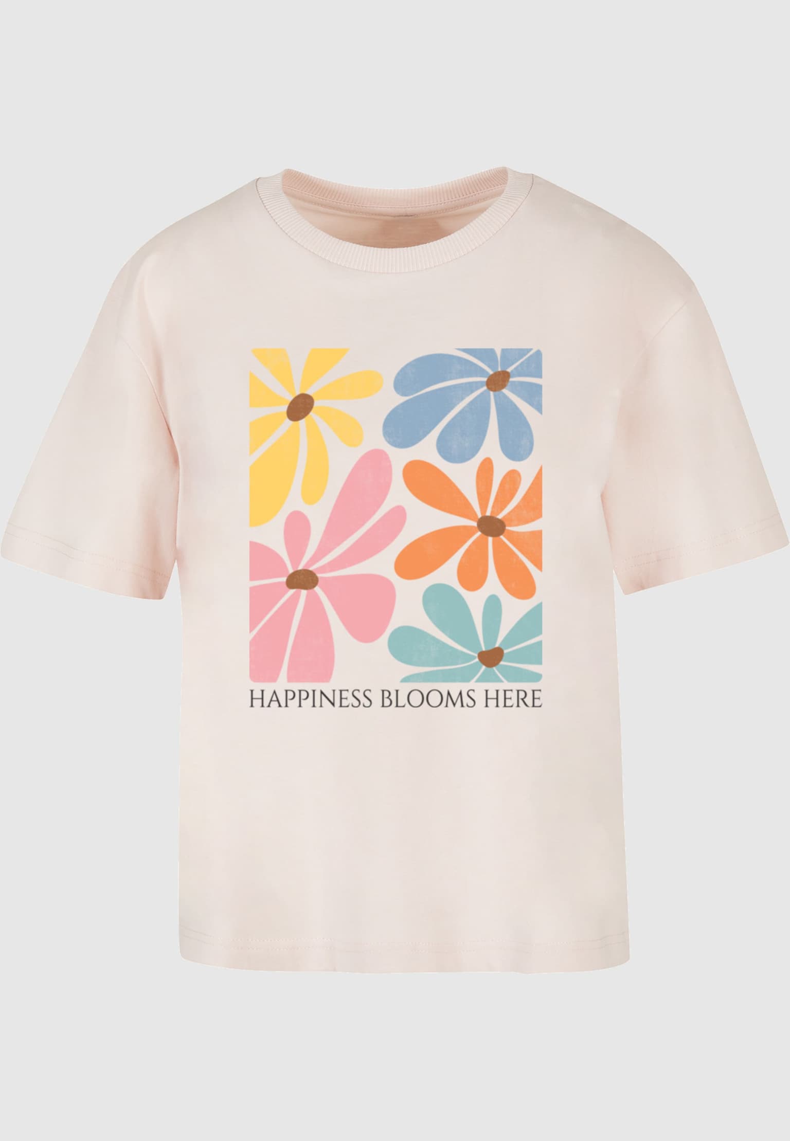 Merchcode Ladies Happiness Blooms Here Tee – Bild 3