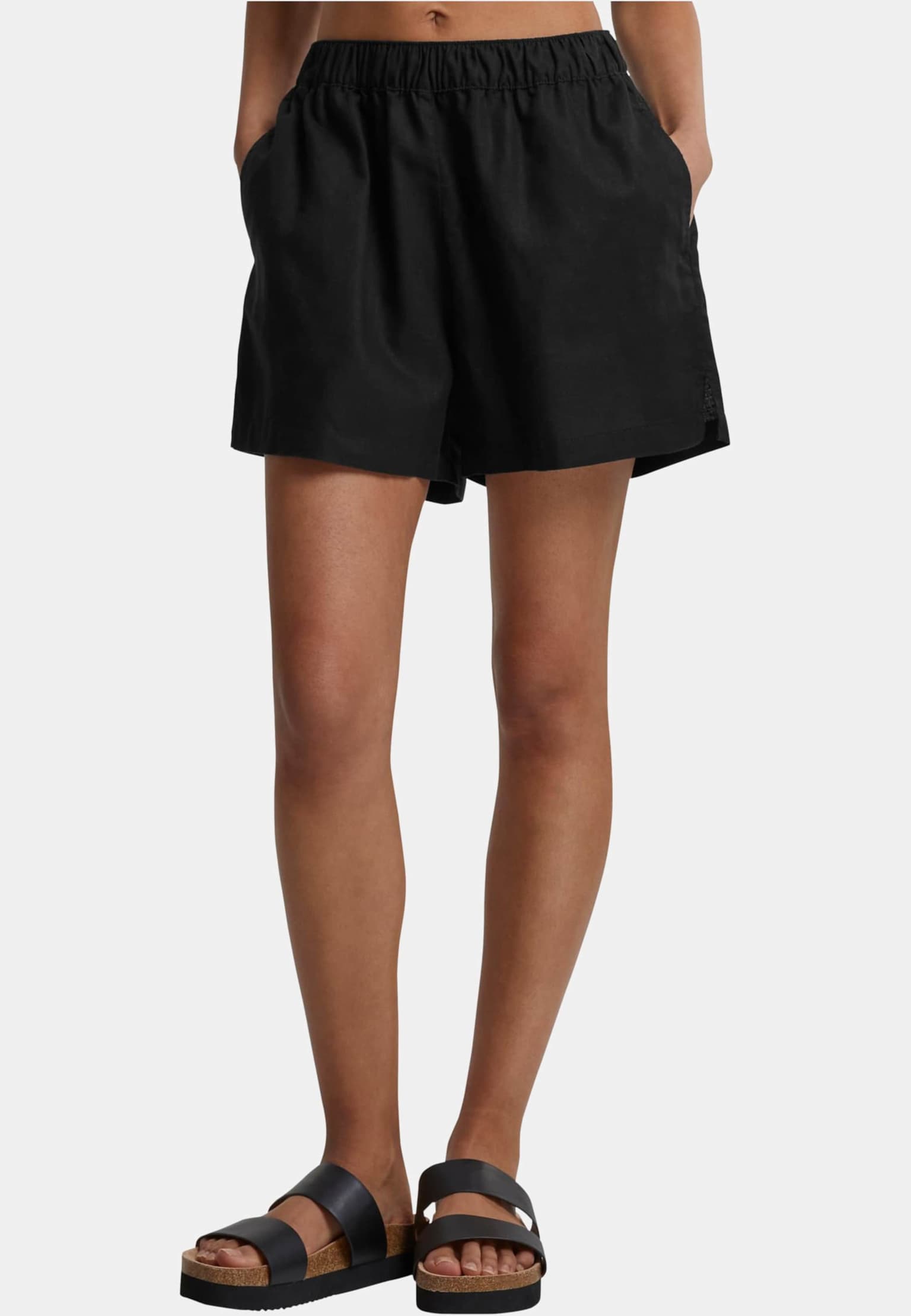 Urban Classics Ladies Linen Mixed Boxer Short