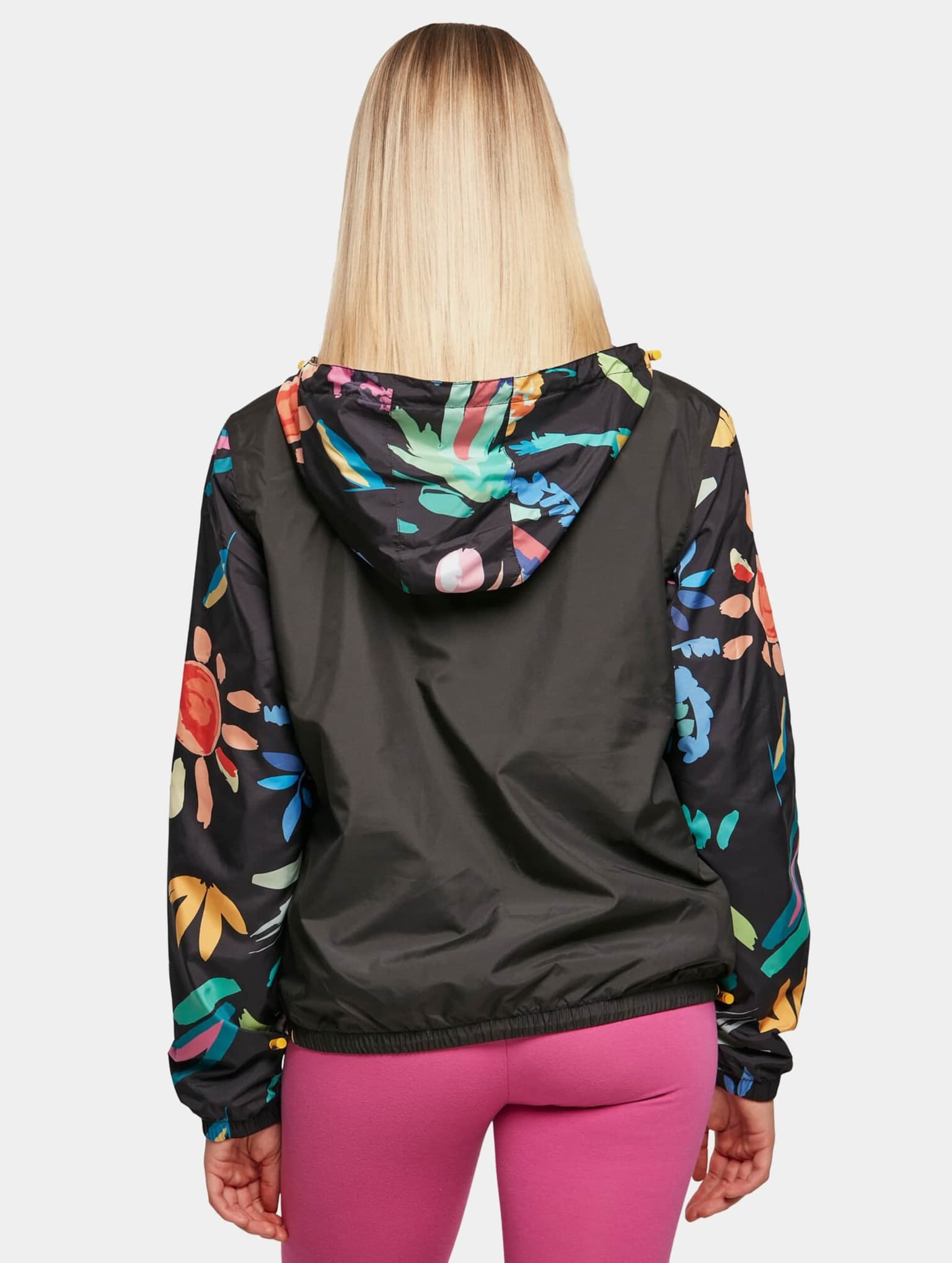 Urban Classics Ladies Mixed Pull Over Jacket – Bild 2