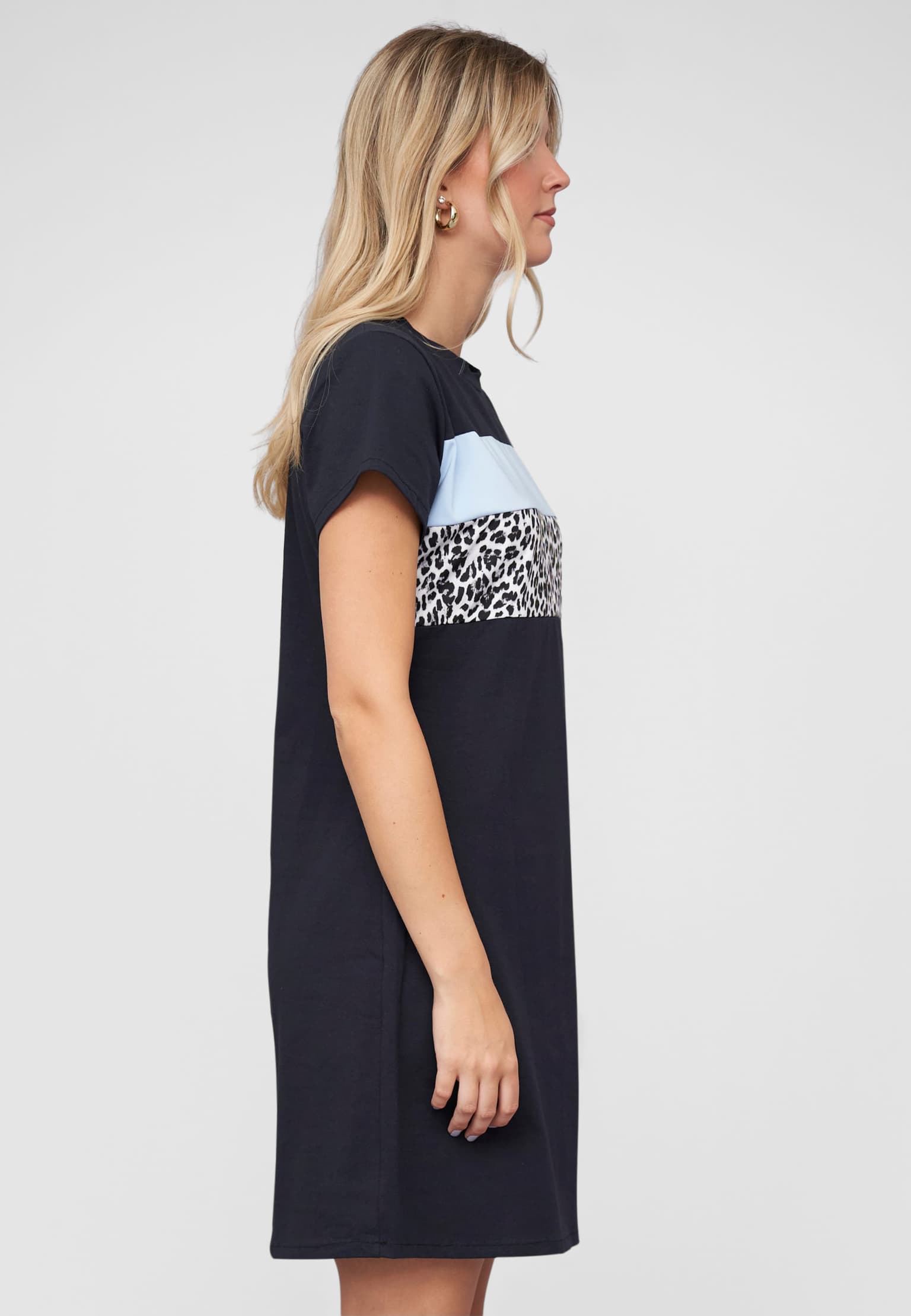 Cloud5ive T-Shirt Dress Colorblock – Bild 4