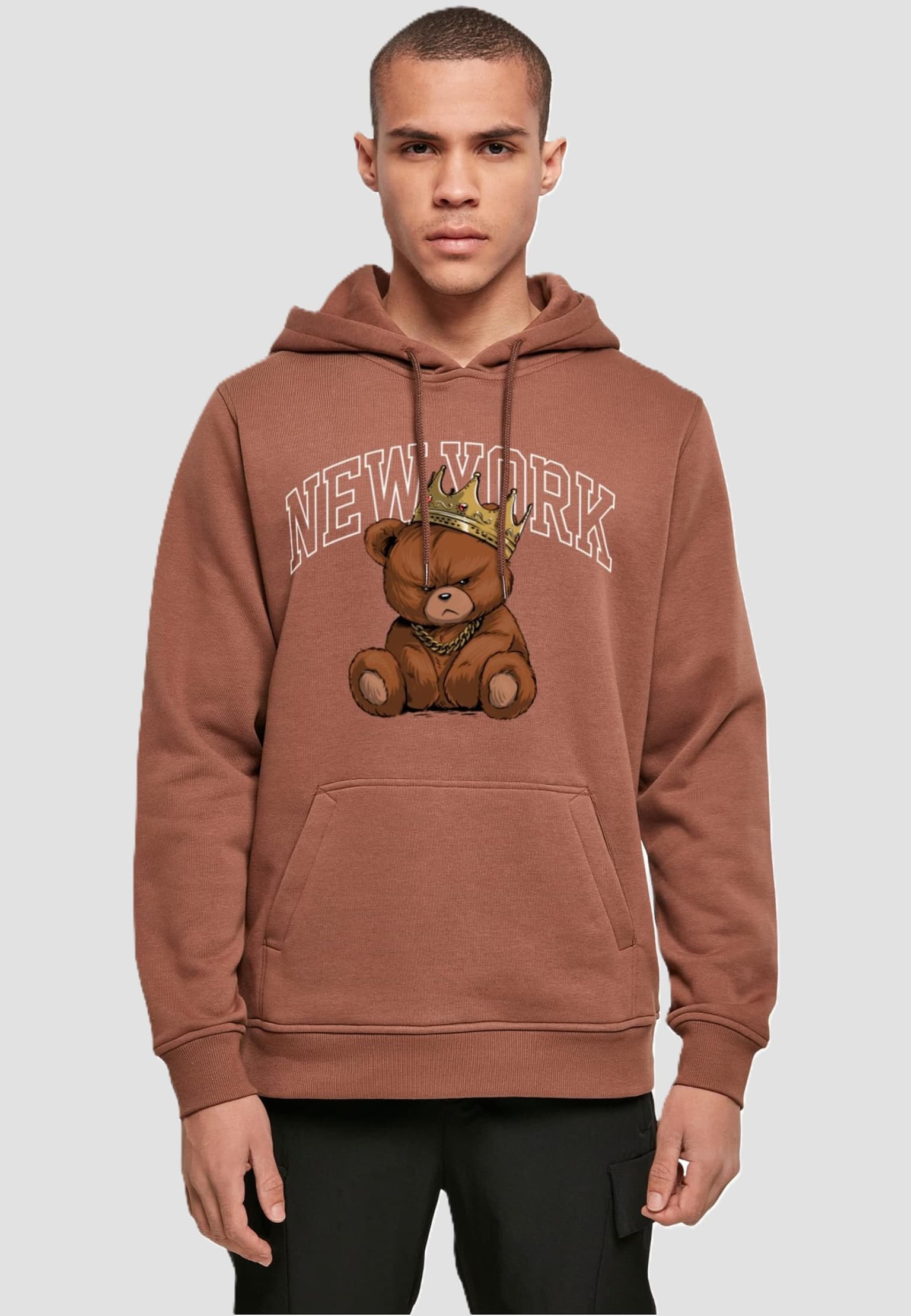 Mister Tee NY Crowned Bear Hoody