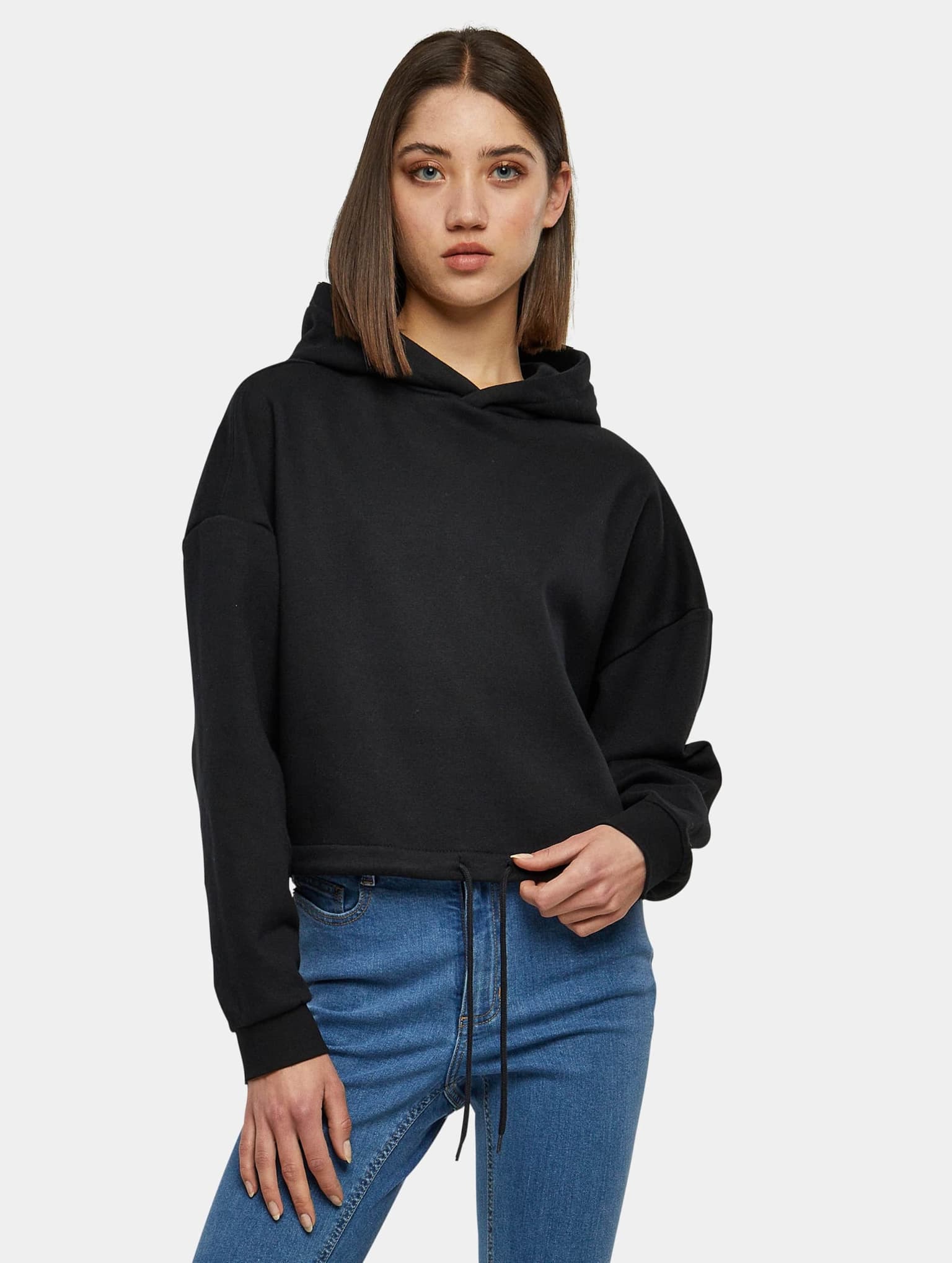 Urban Classics Ladies Cropped Oversized Hoodie