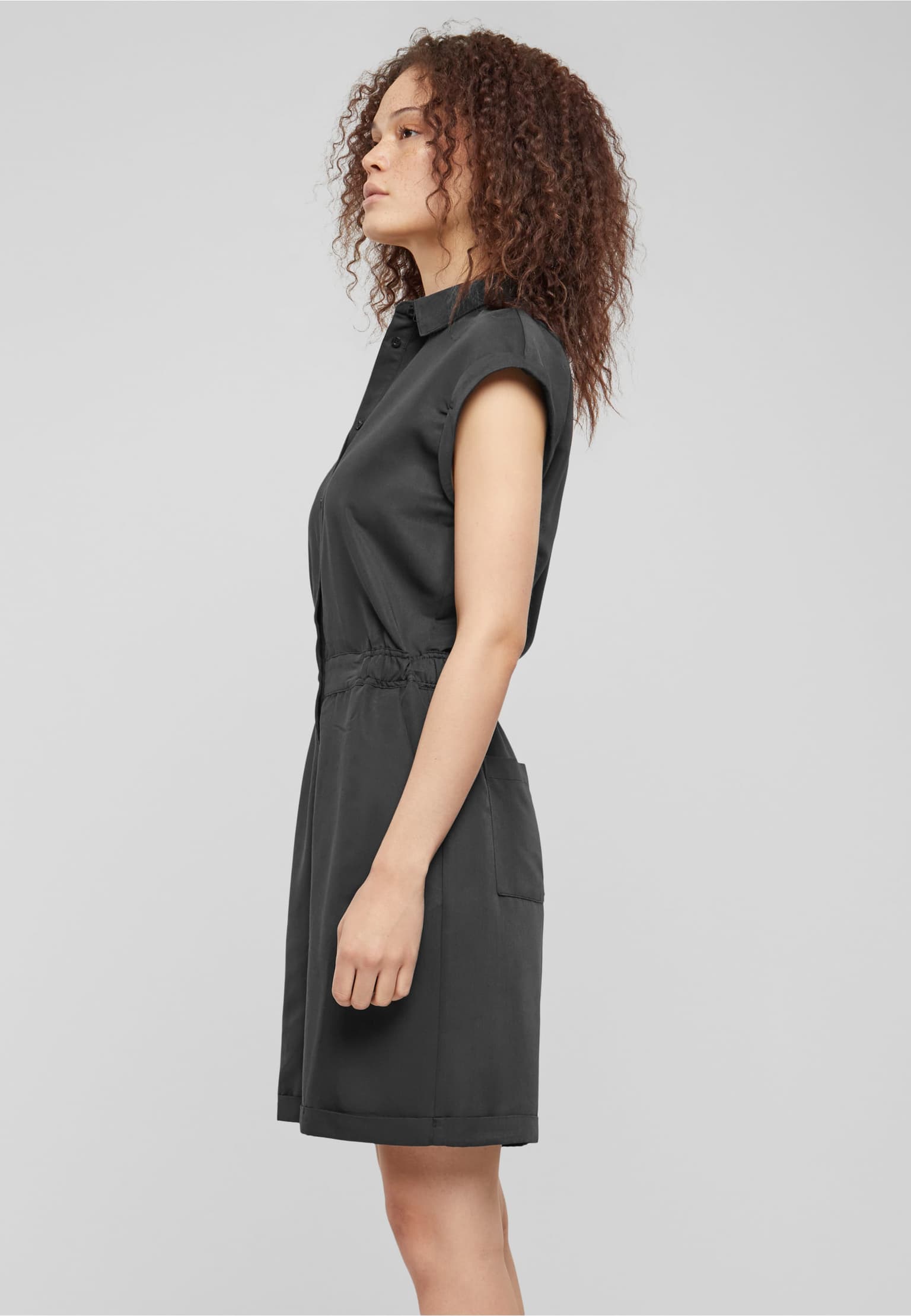 Urban Classics Ladies Viscose Twill Jumpsuit – Bild 3