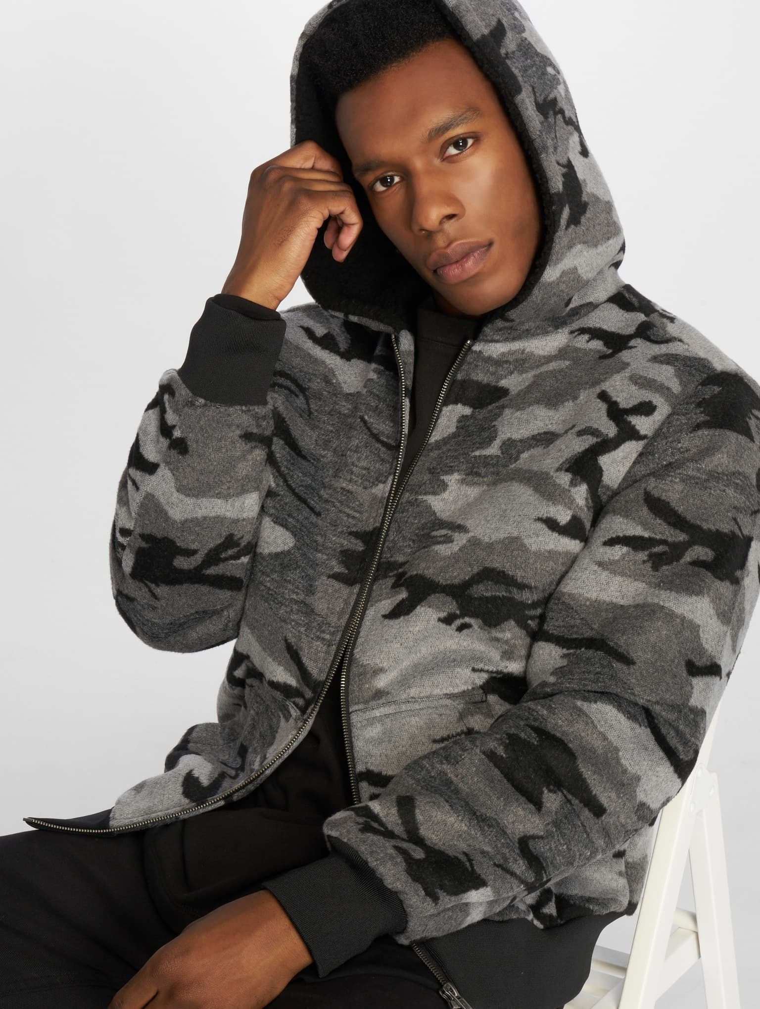 Urban Classics Camo Zip Jacket