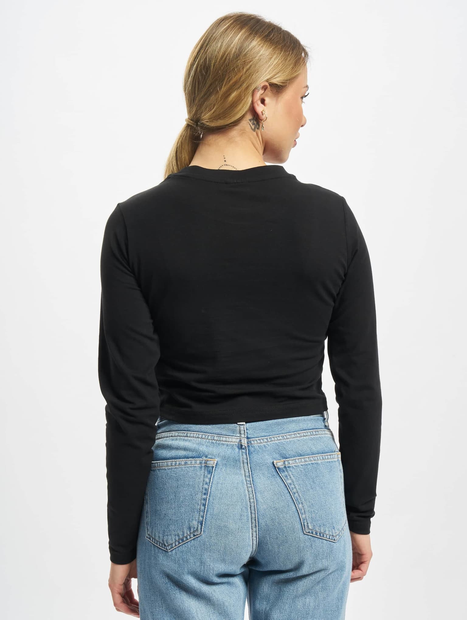 Urban Classics Ladies Essentials Cropped Longsleeve – Bild 2