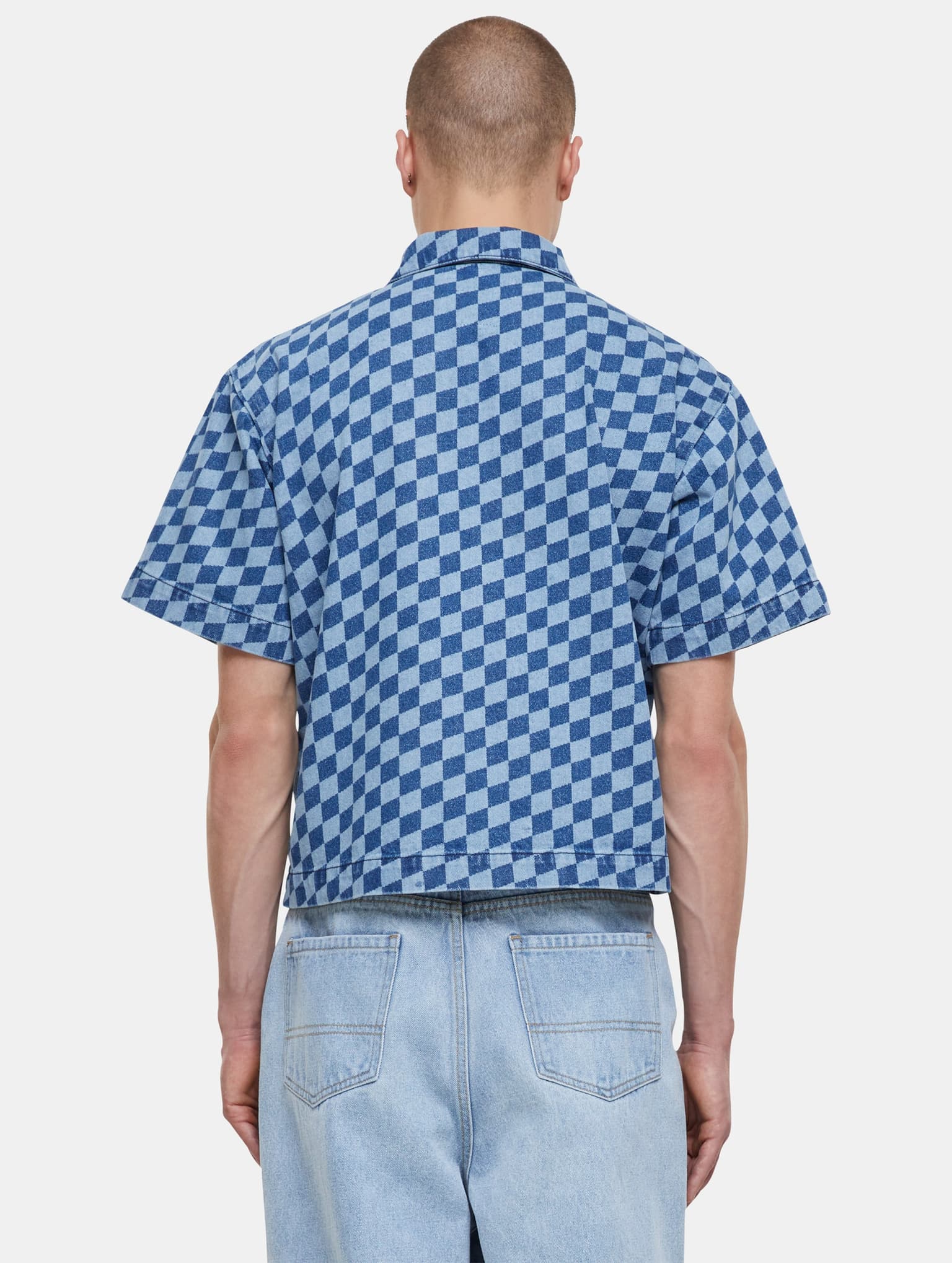 Urban Classics Laser Check Printed Boxy Hemd – Bild 2