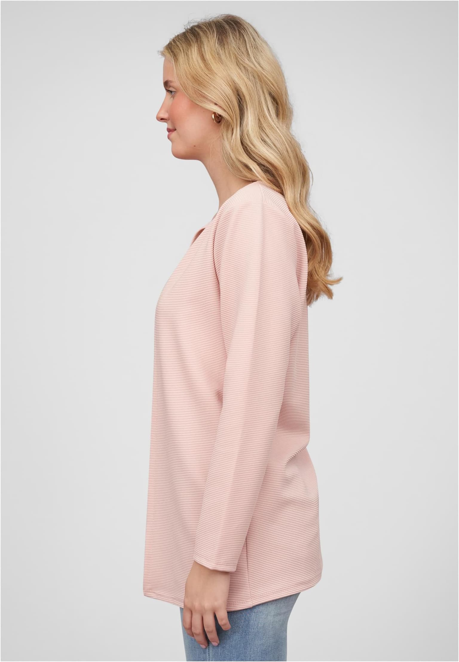Cloud5ive Damen Strickjacke offener ribbed Cardigan – Bild 4