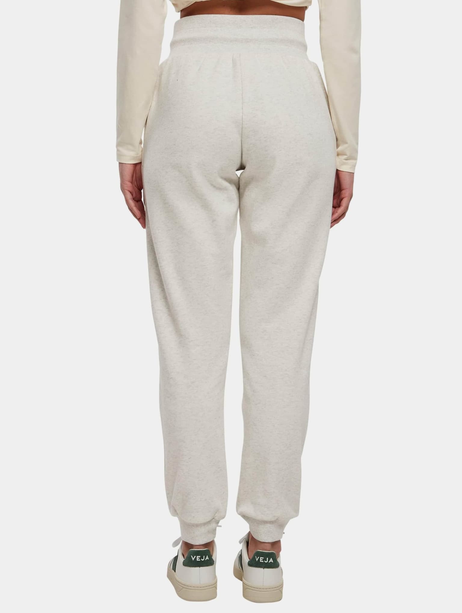 Urban Classics Ladies High Waist Color Melange Sweat Pants – Bild 2