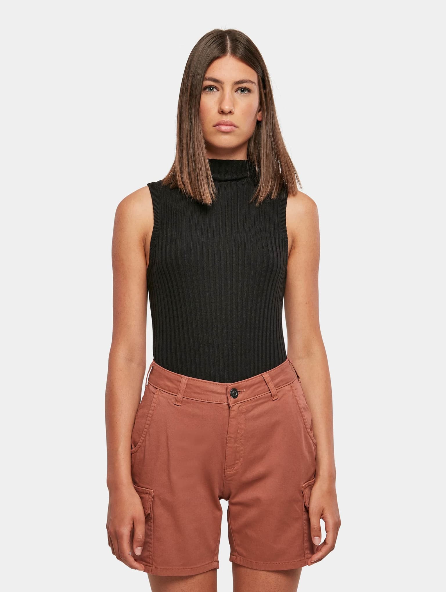Urban Classics Ladies Rib Knit Sleevless Body – Bild 3