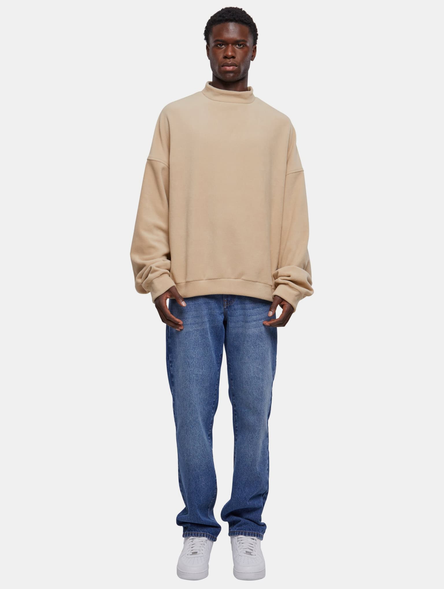 Urban Classics Oversized Polar Fleece Crew – Bild 3
