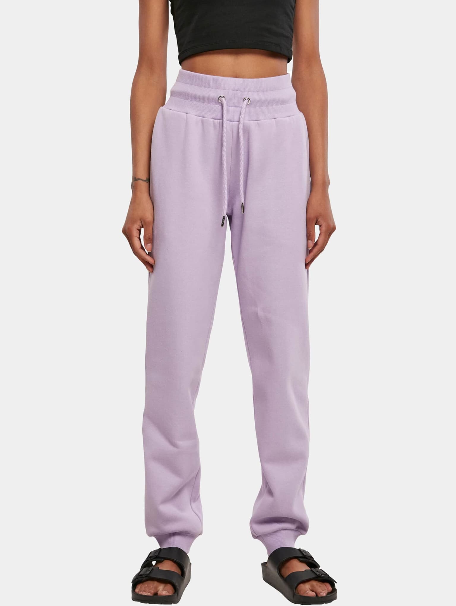 Urban Classics Ladies Essentials High Waist Sweat Pants – Bild 3