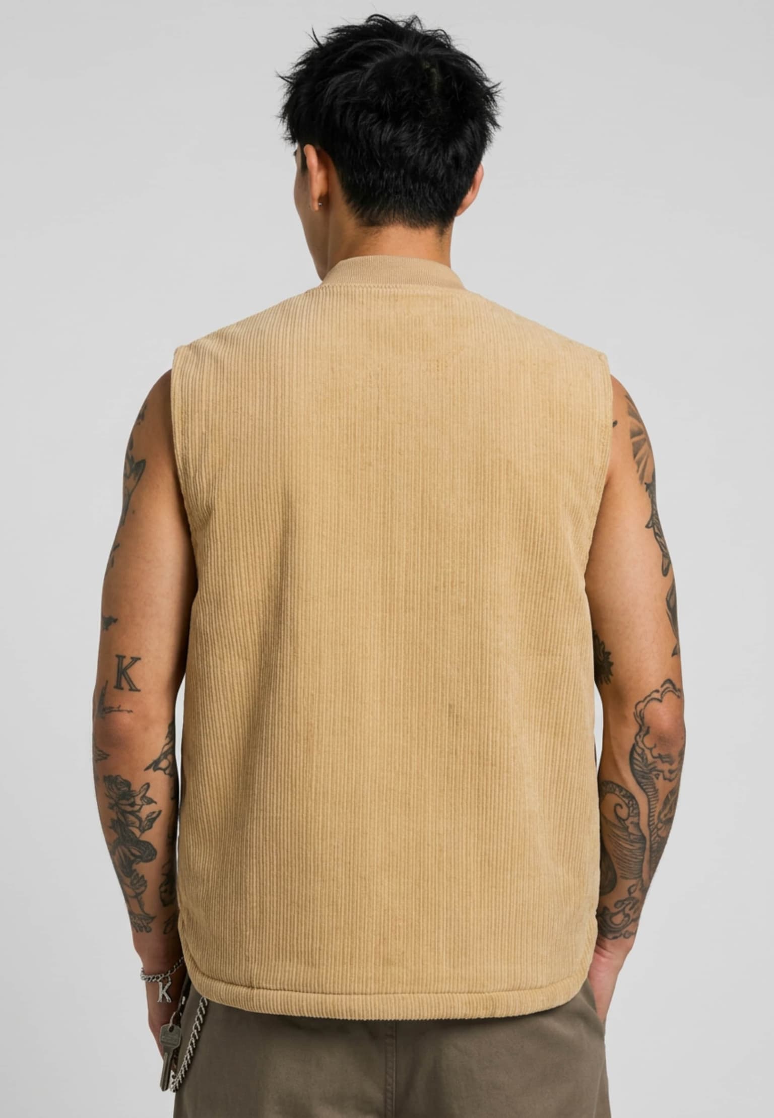 Karl Kani KU233-006-1 KK Chest Signature Corduroy Vest – Bild 2