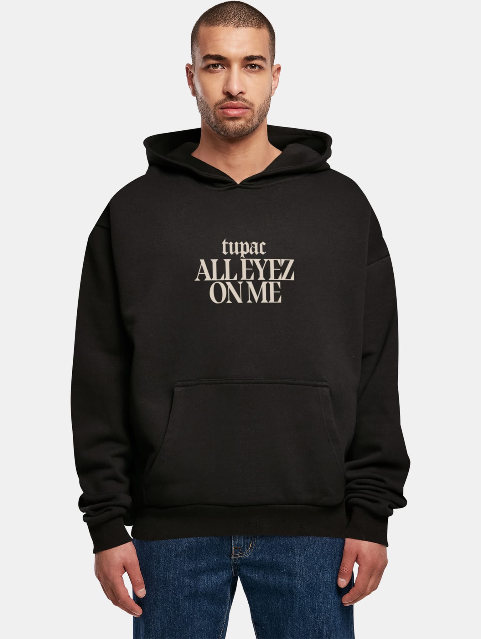 Merchcode Mister Tee 2Pac All Eyez on me Tracklist Ultra Heavy Oversize Hoodie