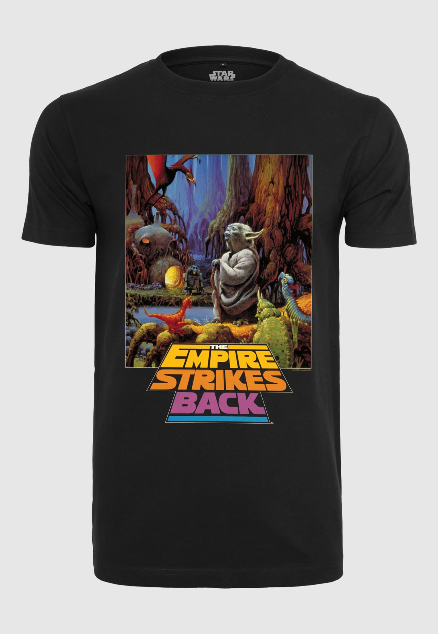 Merchcode Star Wars Yoda Poster Tee – Bild 4