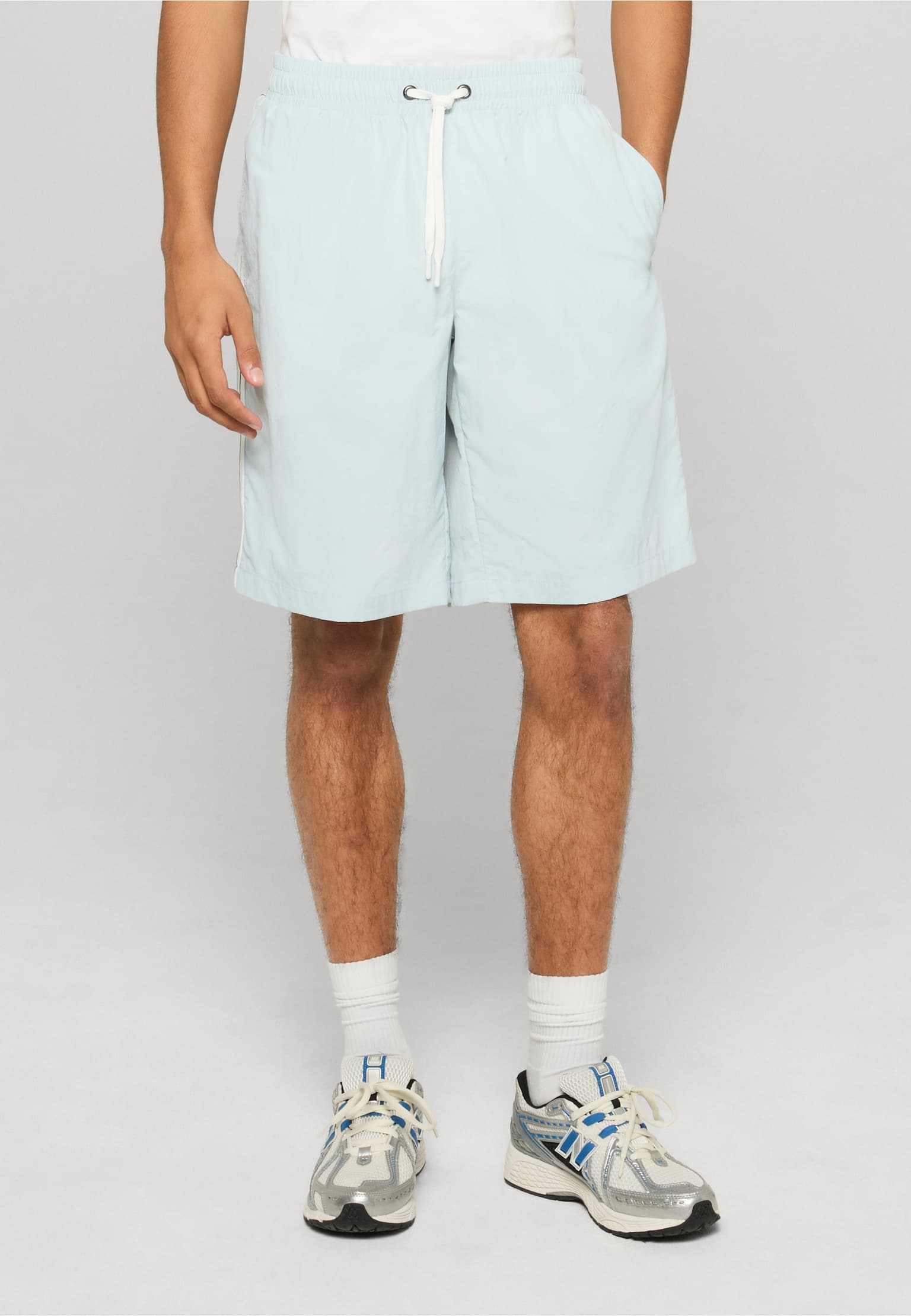 Urban Classics Board Short With Patched Stripe